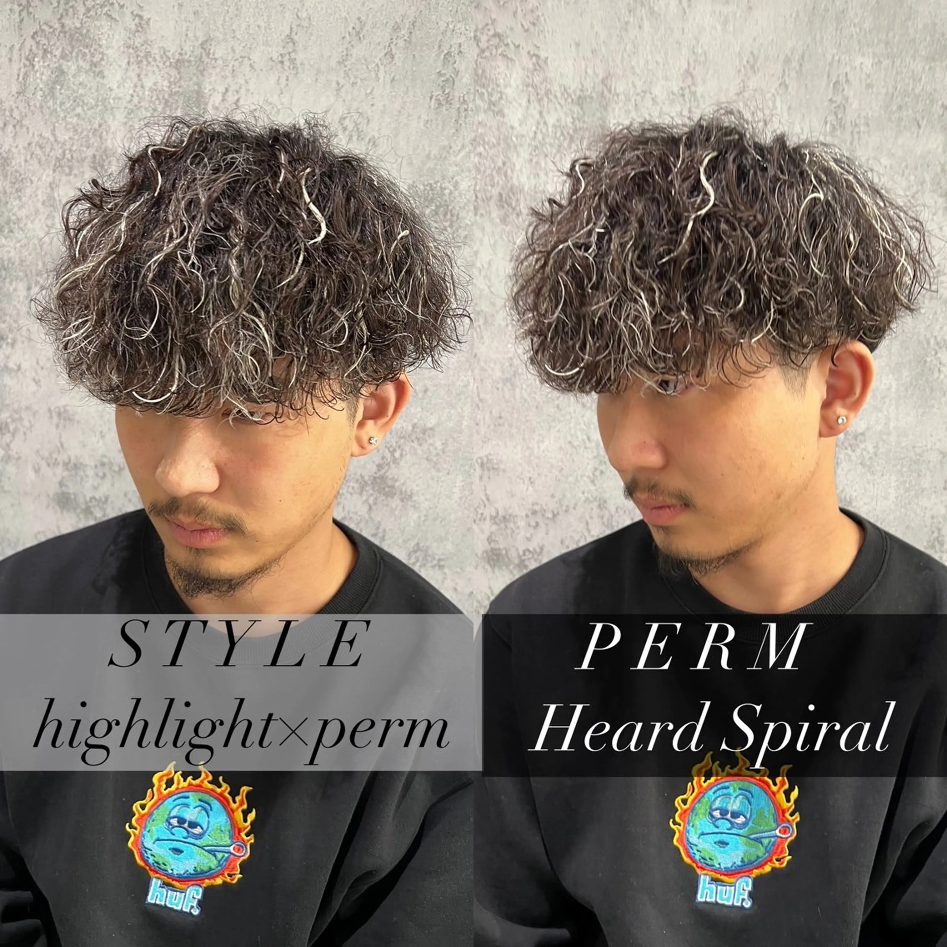 ミディアム パーマ バレイヤージュ職人 🔥代表YU-SHIのヘアスタイル