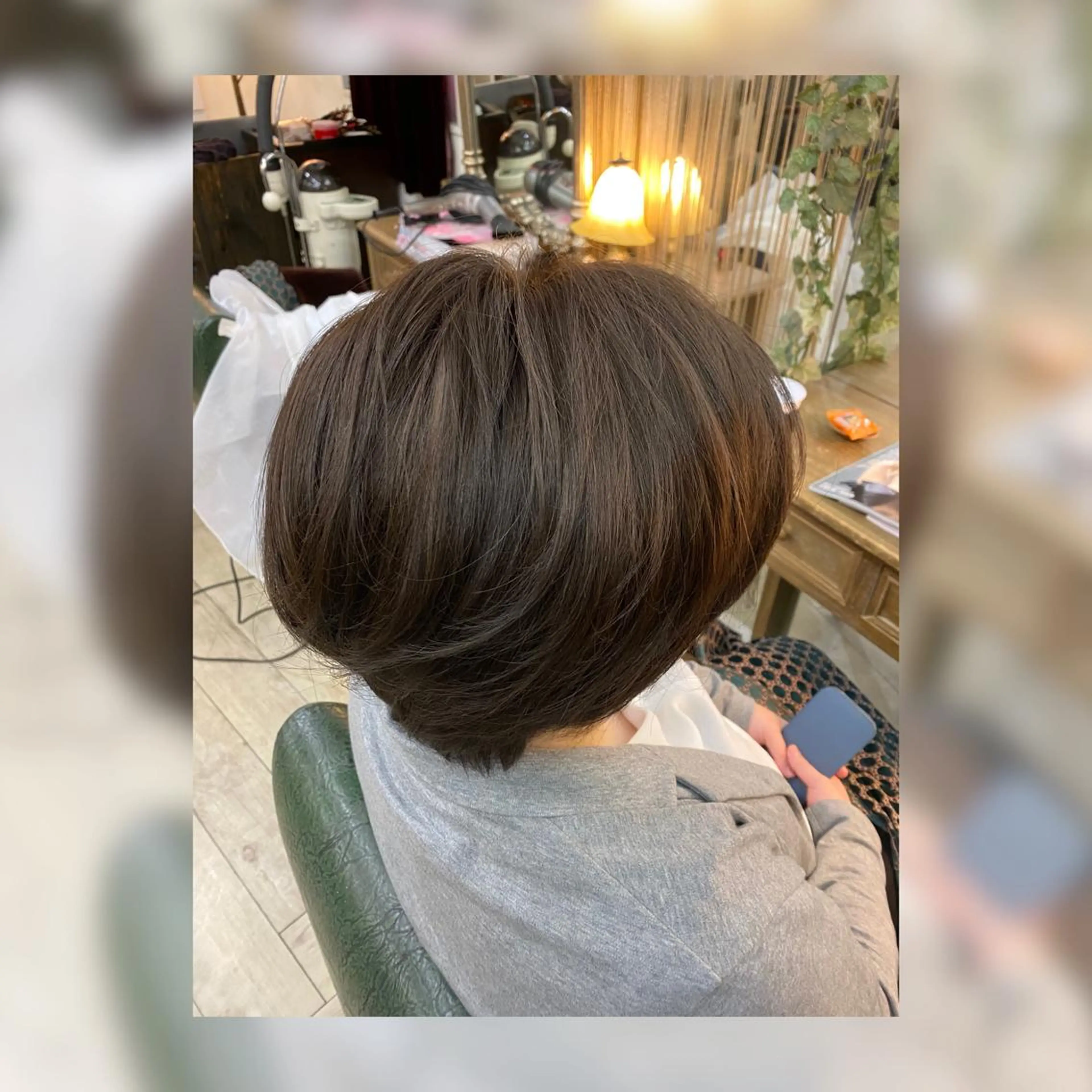 ショート カラー ブラウンカラー ナチュラルブラウン 髪質改善/縮毛矯正 艶髪🔥高杉のヘアスタイル