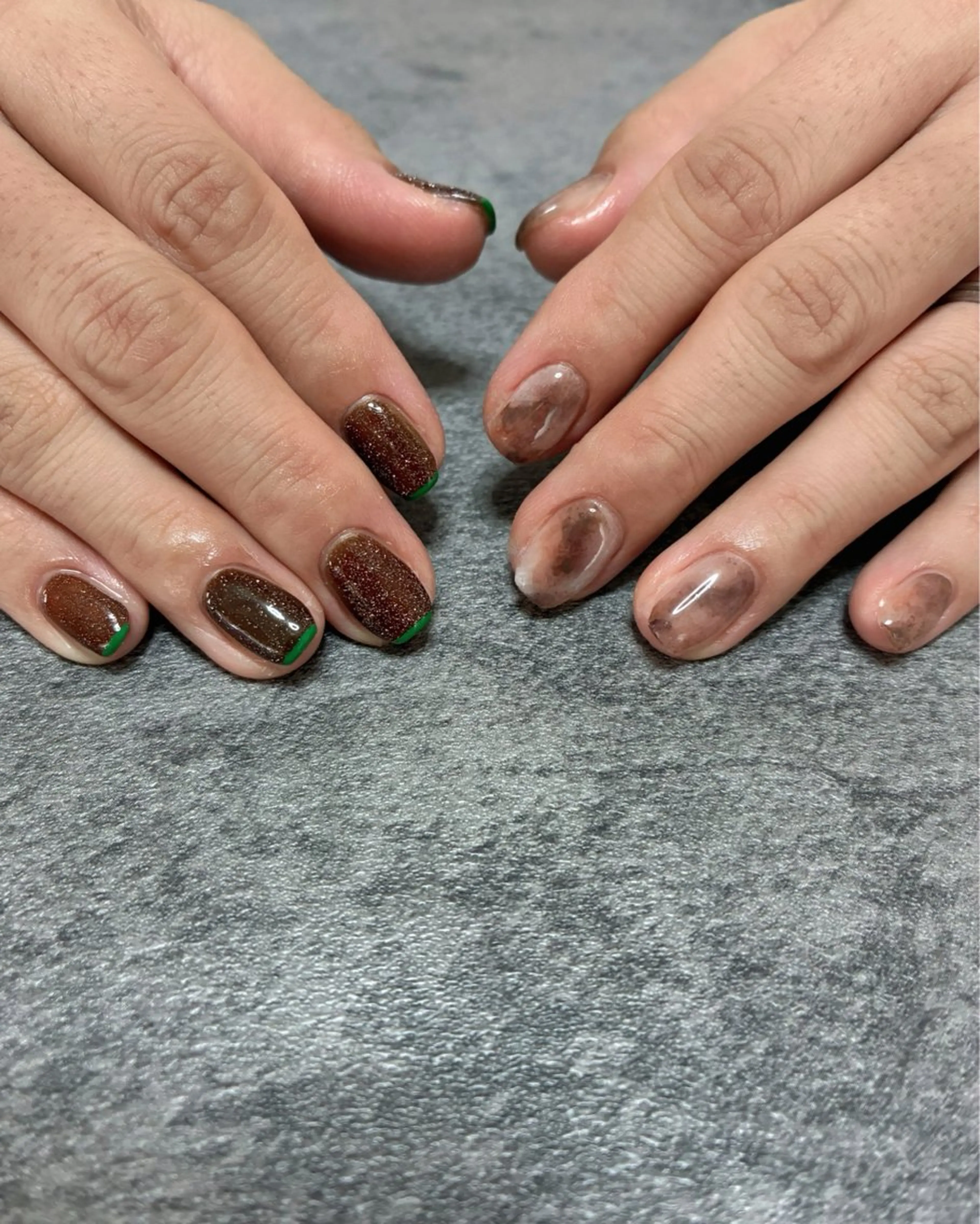 ネイル ニュアンスネイル shiki_nail 🪐のネイルデザイン