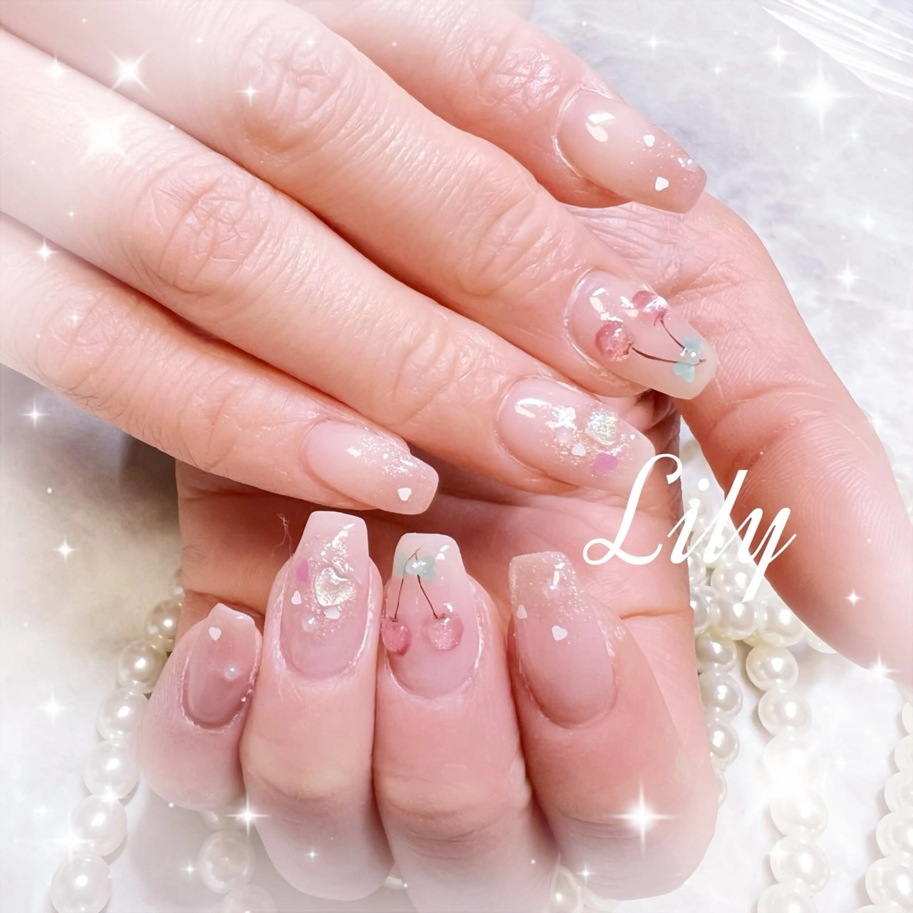 ネイル ハンドネイル Lily*nail 🌻Mii🌻のネイルデザイン