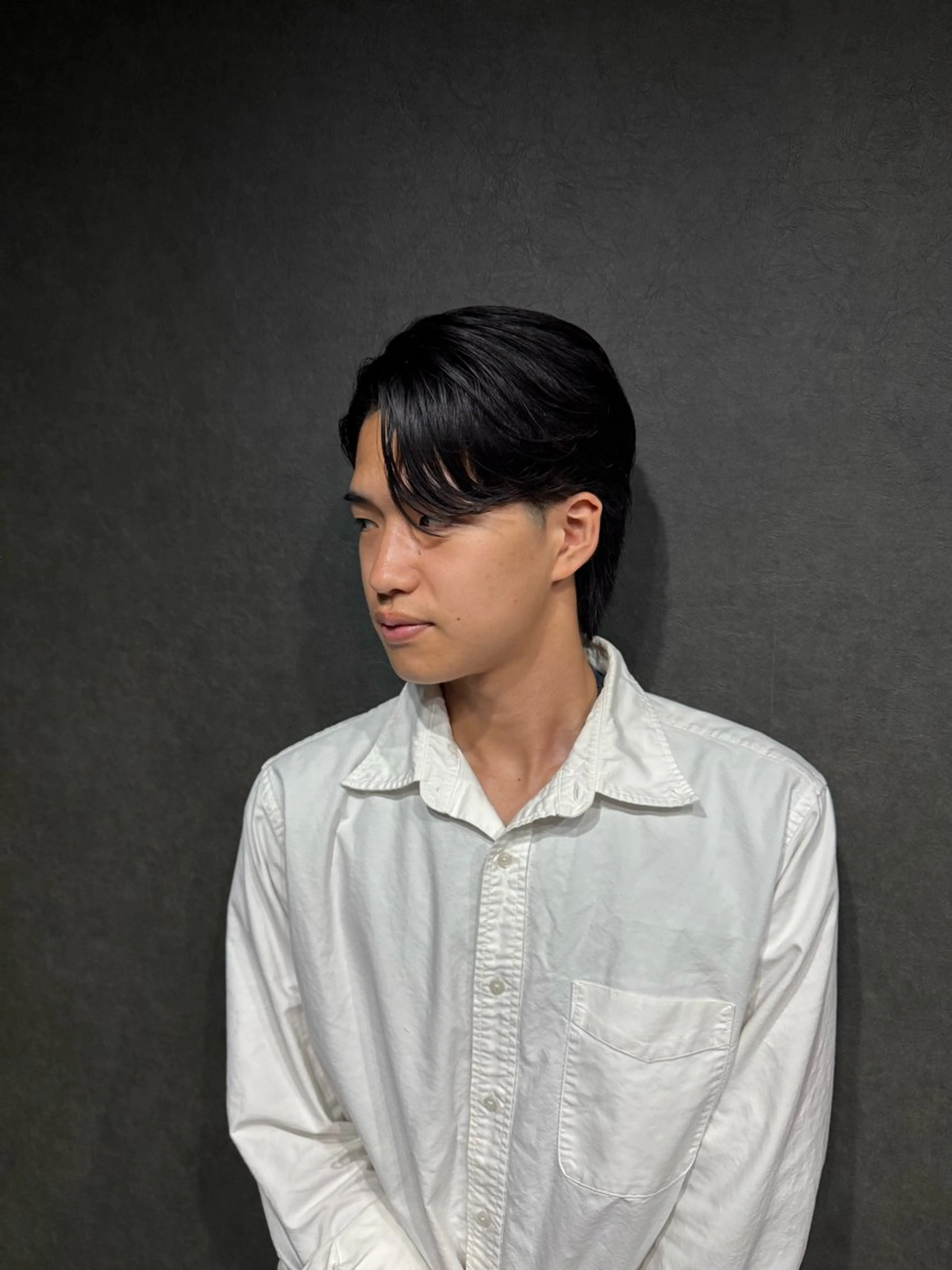 ミディアム パーマ メンズ カット パーマ Les  Mains所属・Les Mainsのヘアスタイル