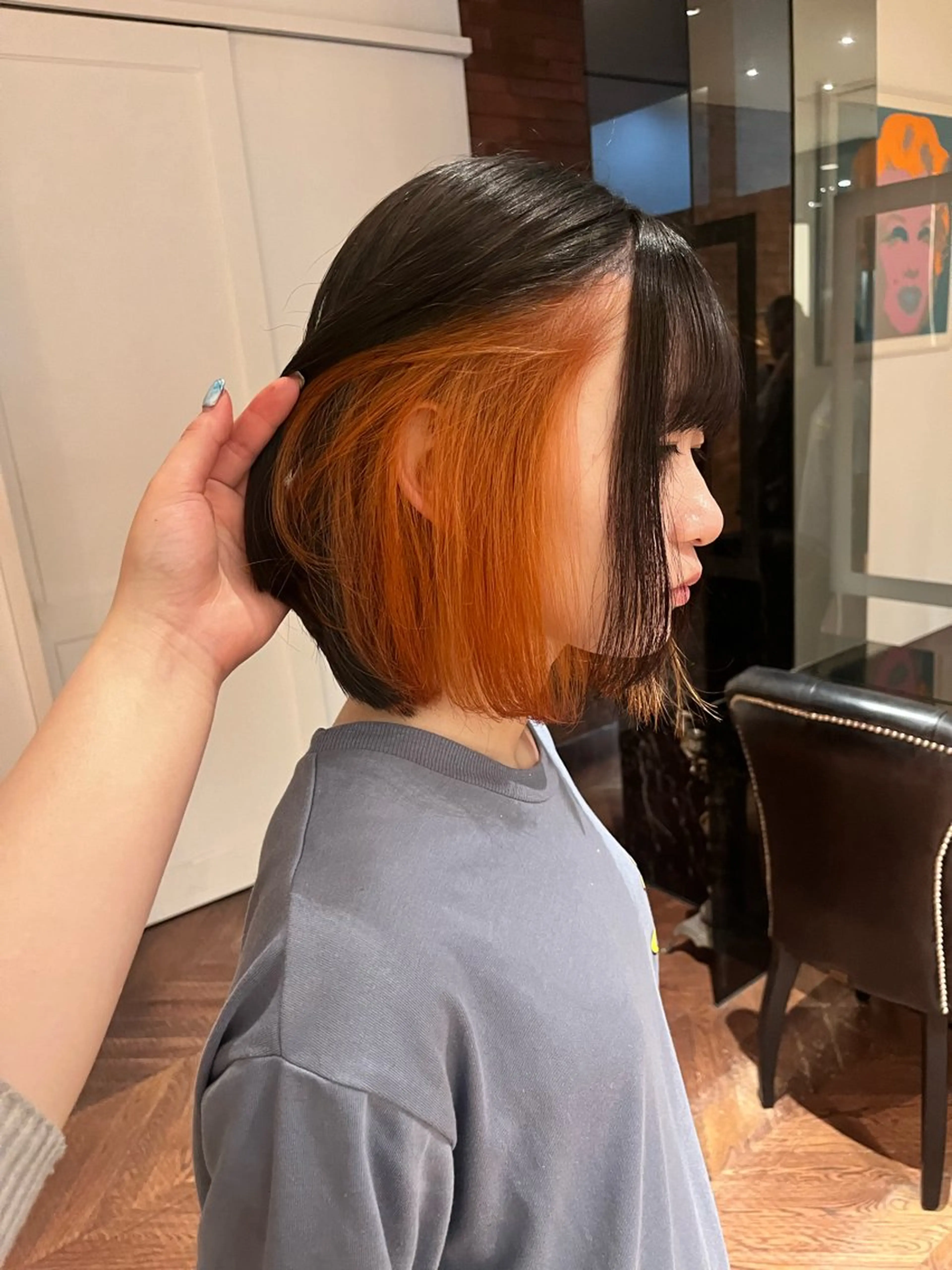 ショート カラー ヘアカラー niko RINKAのヘアスタイル