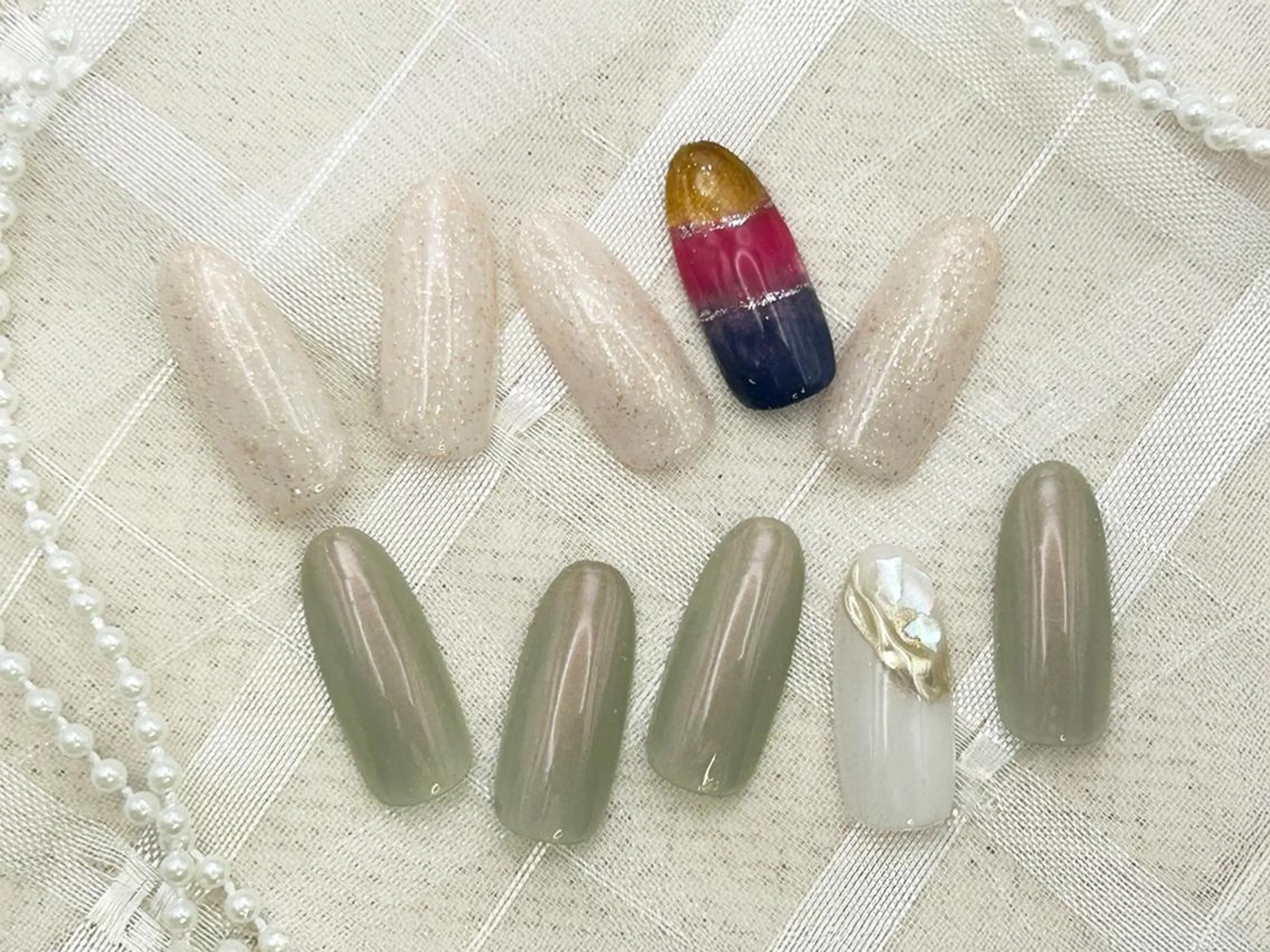 ネイル ハンドネイル orbe 柴﨑のネイルデザイン