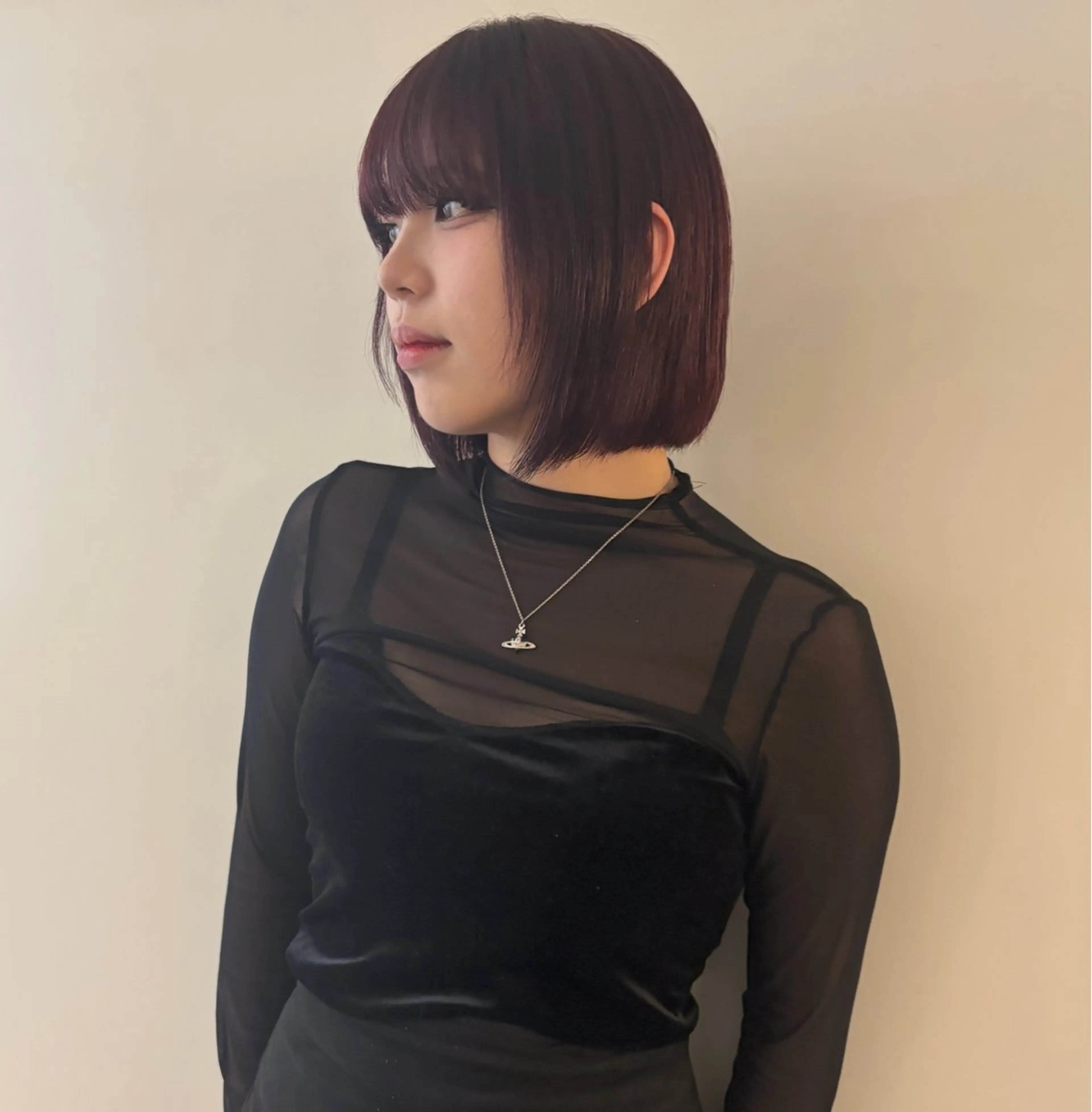 カラー abe yuikaのヘアスタイル