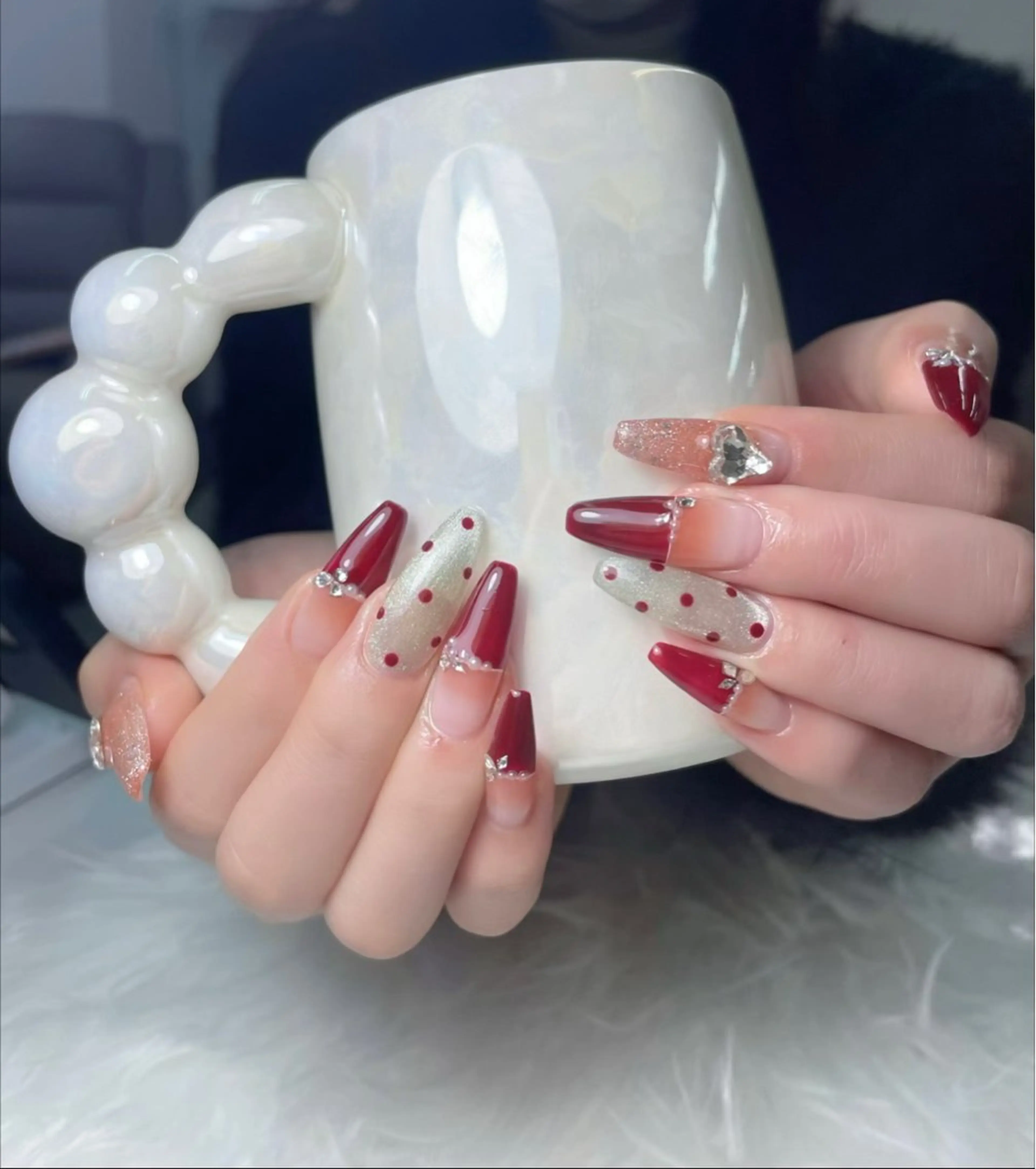 ネイル フットネイル ジェルネイル マグネットネイル 持ち込み パラジェル ハンドネイル King Nail_Salonのネイルデザイン