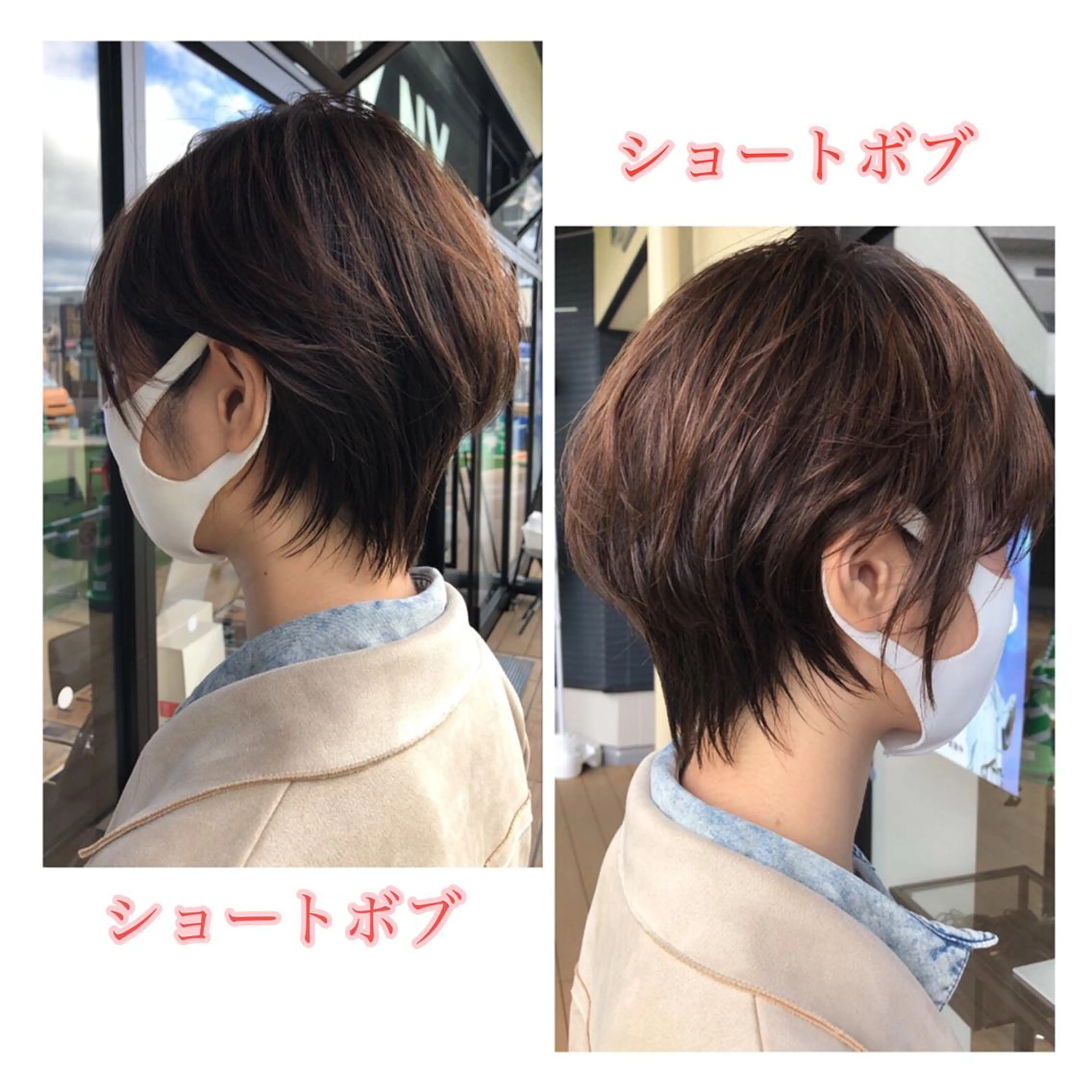 ショート カラー ショートボブ ボブ ショートヘア メンズヘア特化 崎田 成人のヘアスタイル