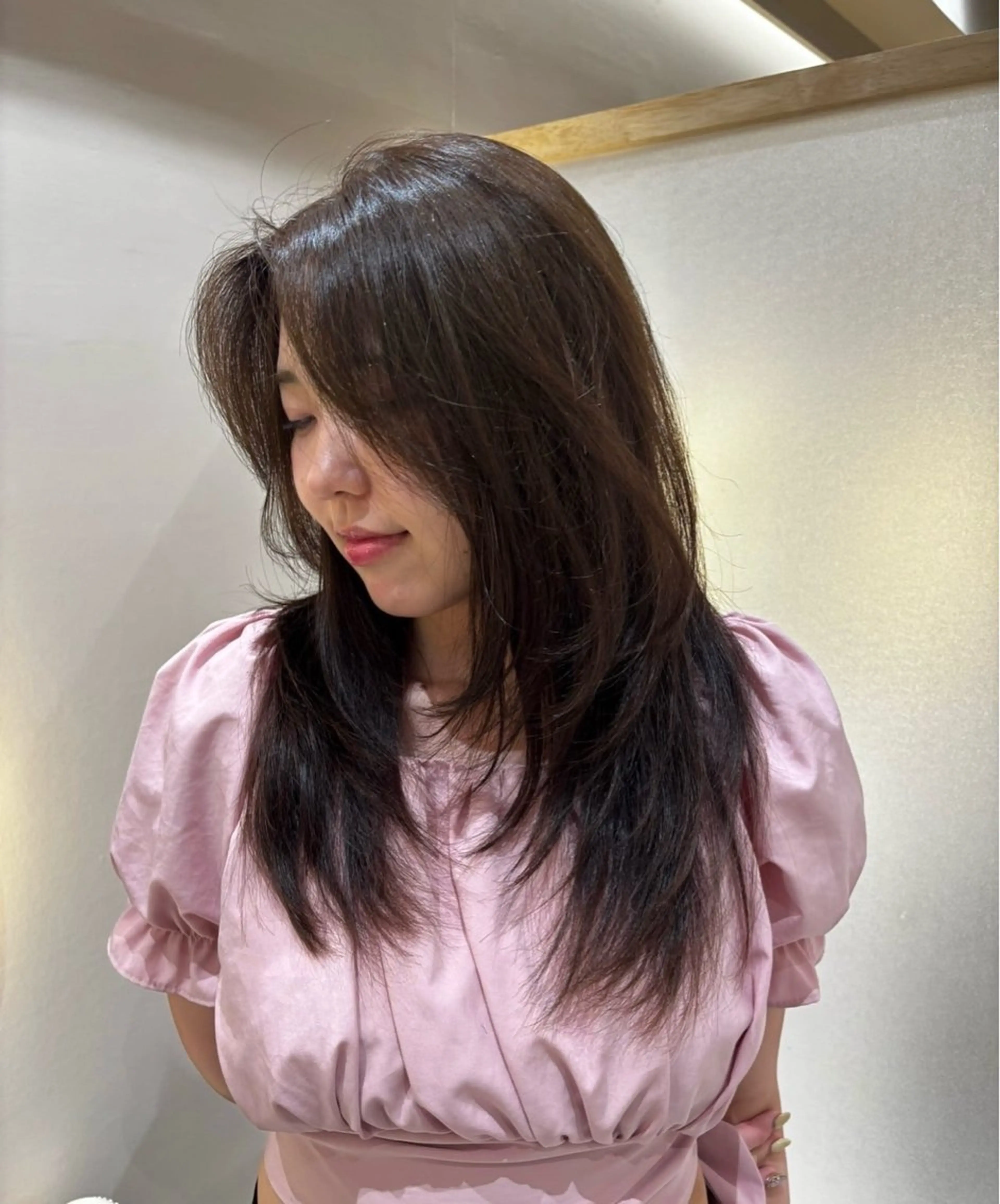 ロング カット 韓国レイヤーカット/ 🩶HARUKA🩶のヘアスタイル