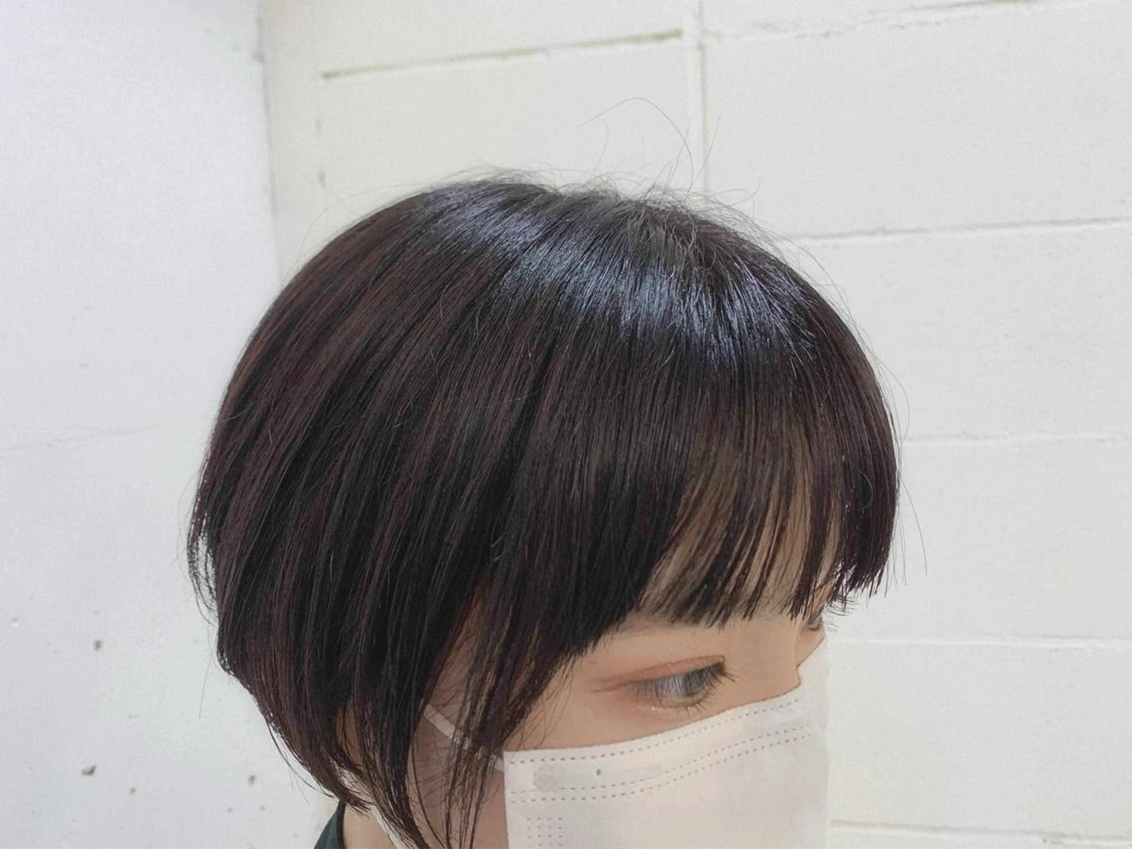 ショート カラー レッドカラー ワイドバング 千葉駅徒歩1分✂︎ 宮内のヘアスタイル