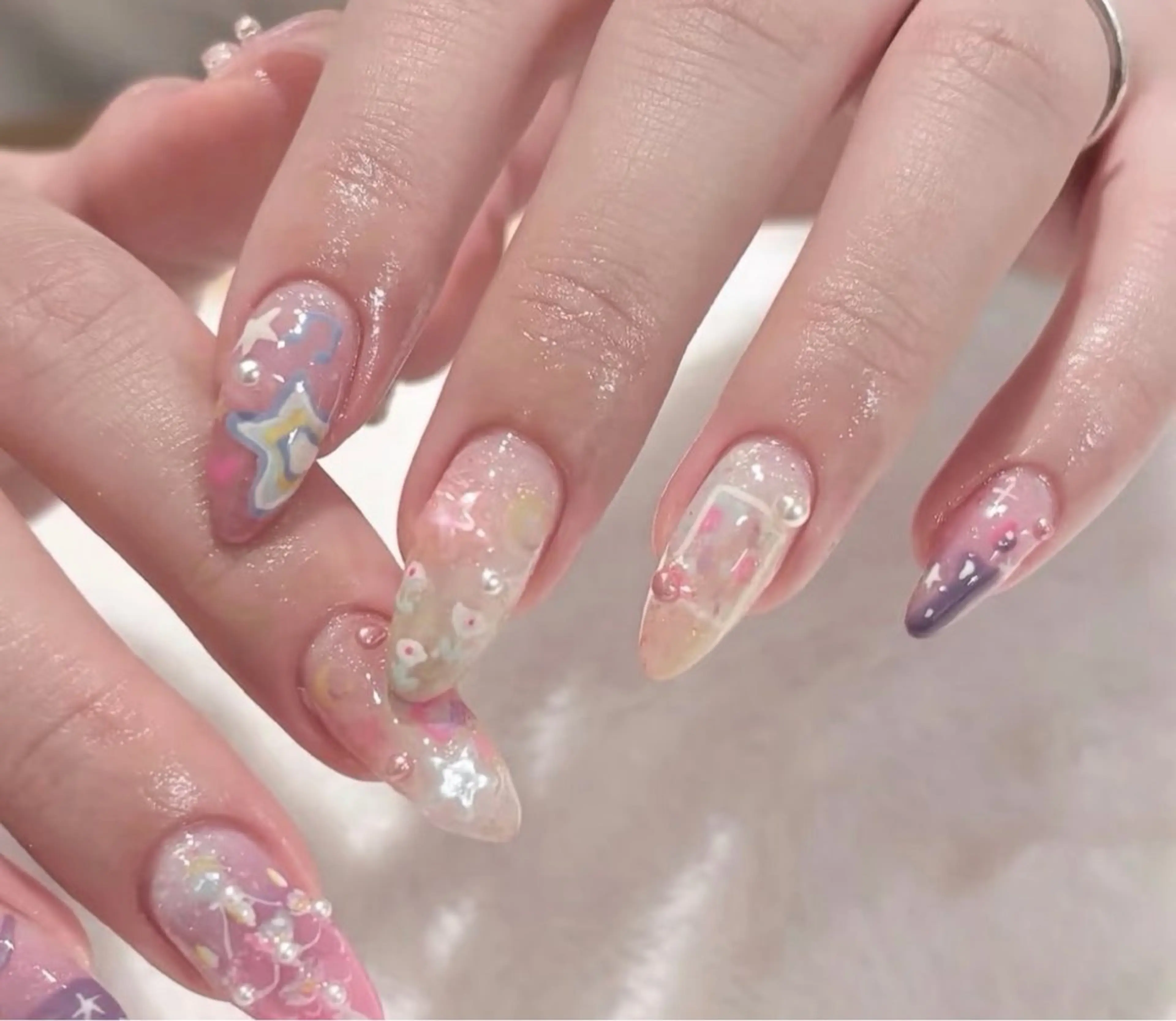 ネイル ハンドネイル WO MIAO💎のネイルデザイン