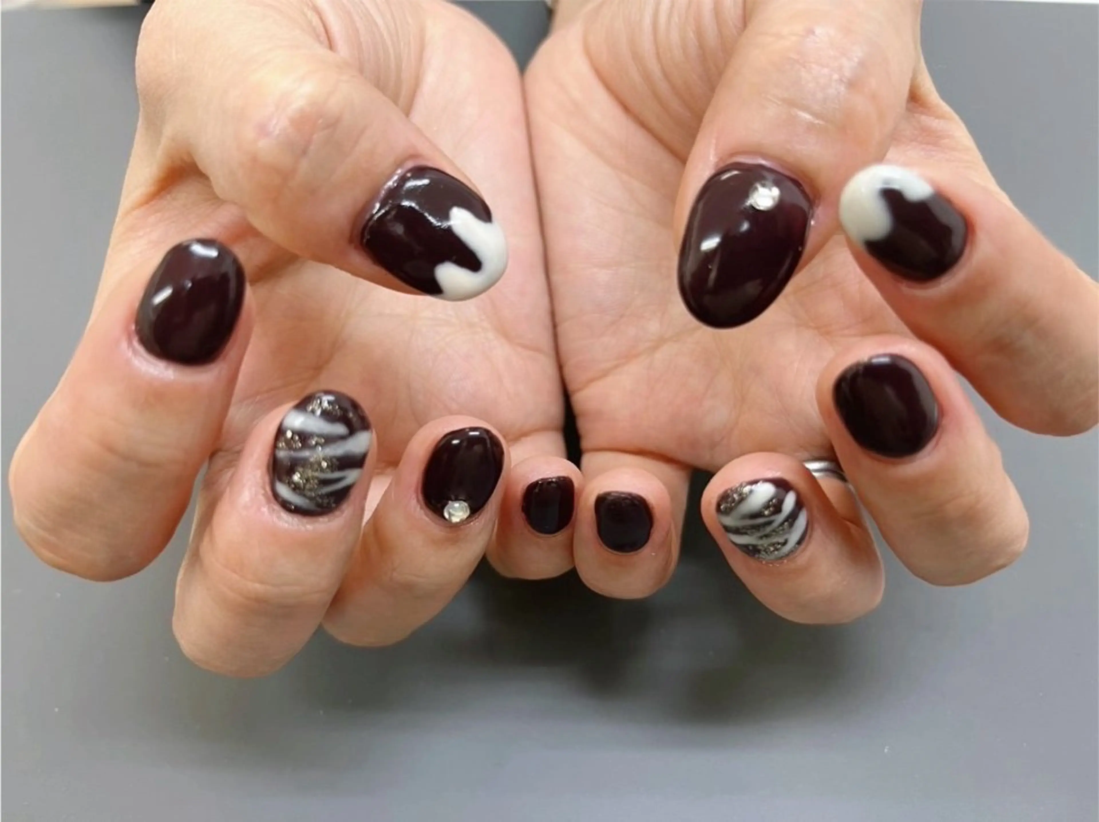 ネイル バレンタイン M Yuzuのネイルデザイン