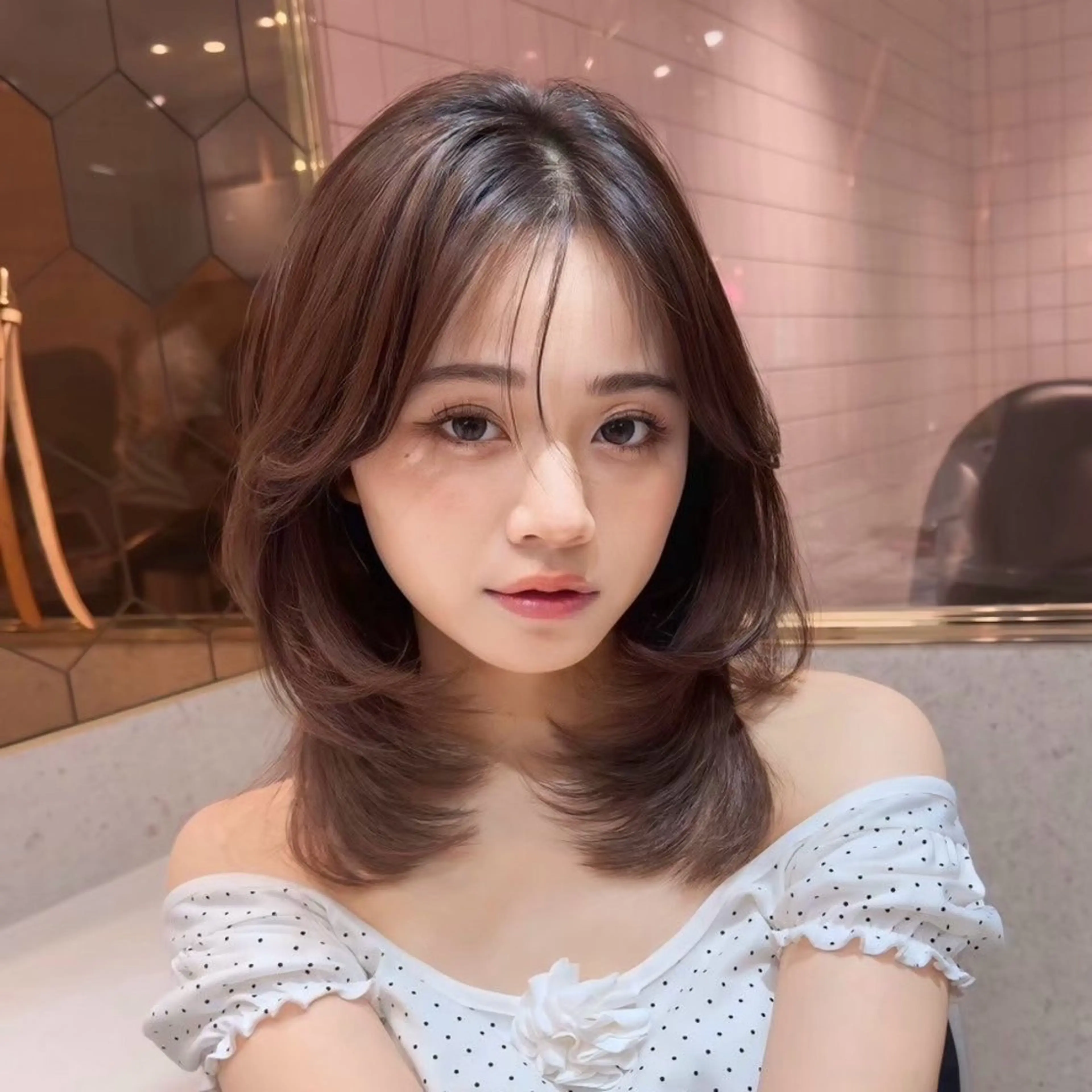 🎀ミディアムにしたい、イメチェンしたい方はこちら🎀【似合わせカット＋トリートメント】の写真