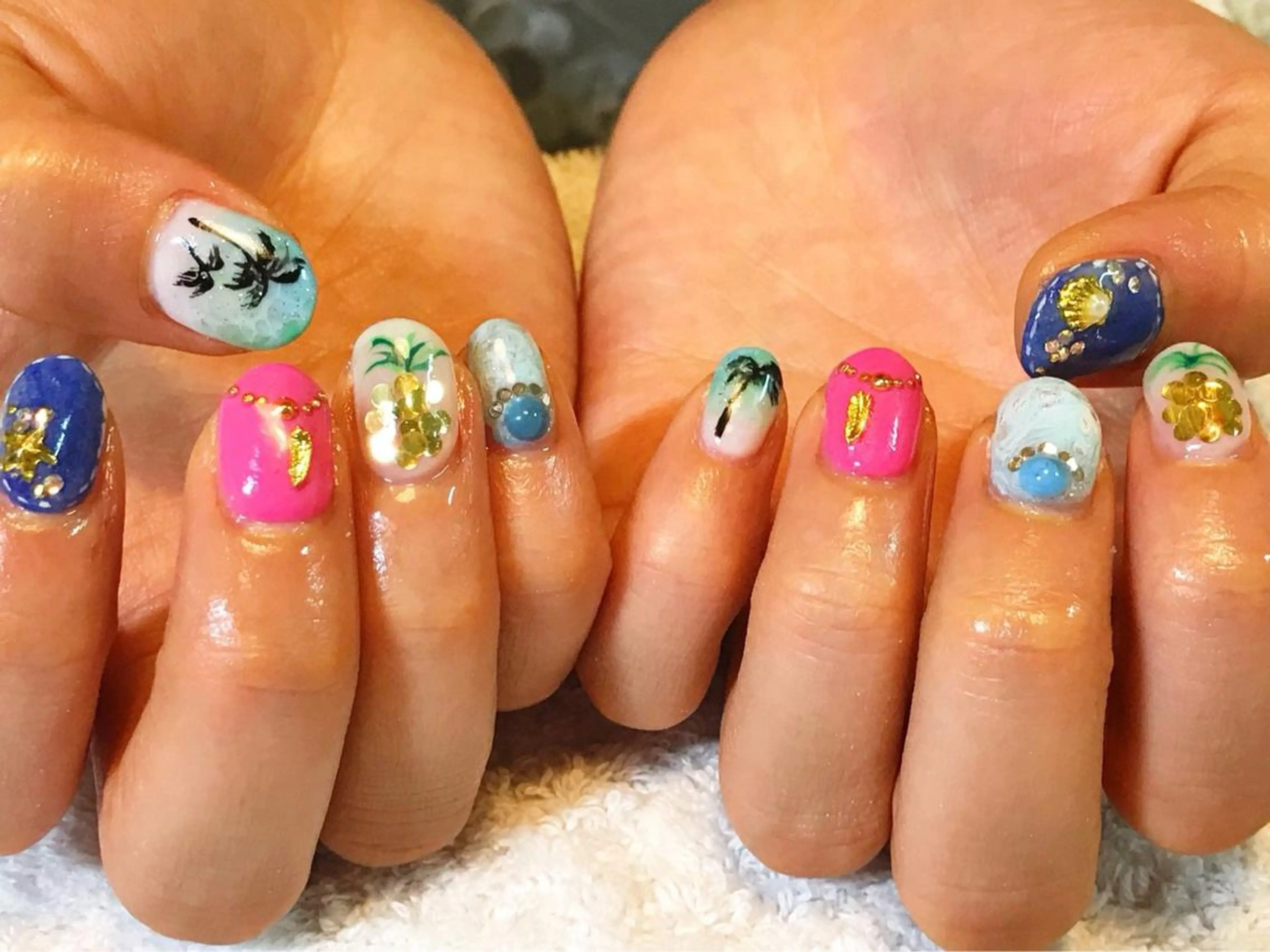 ネイル ハンドネイル GéRanium Harukaのネイルデザイン