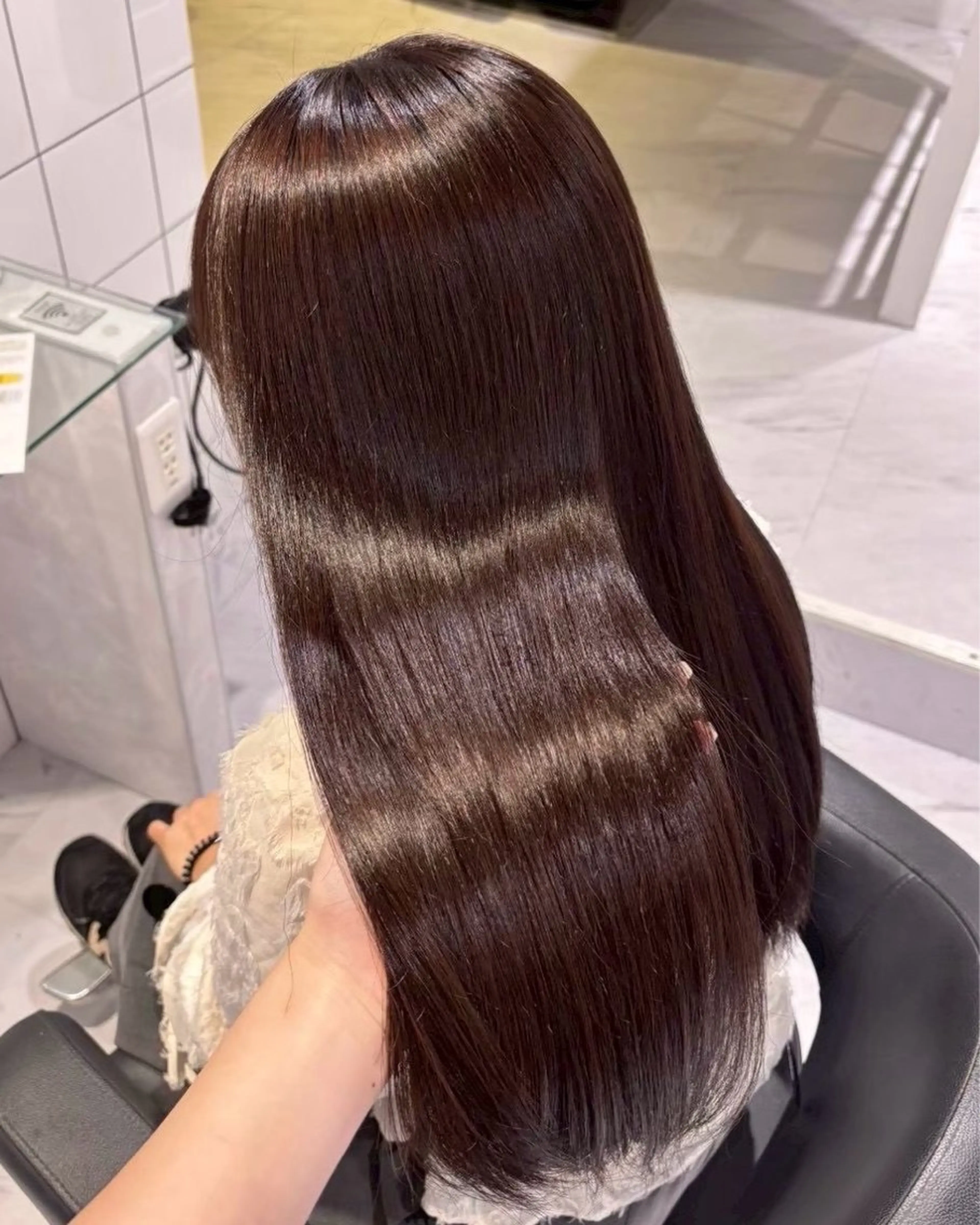 ロング ヘアカラー トリートメント 越智 海斗のヘアスタイル