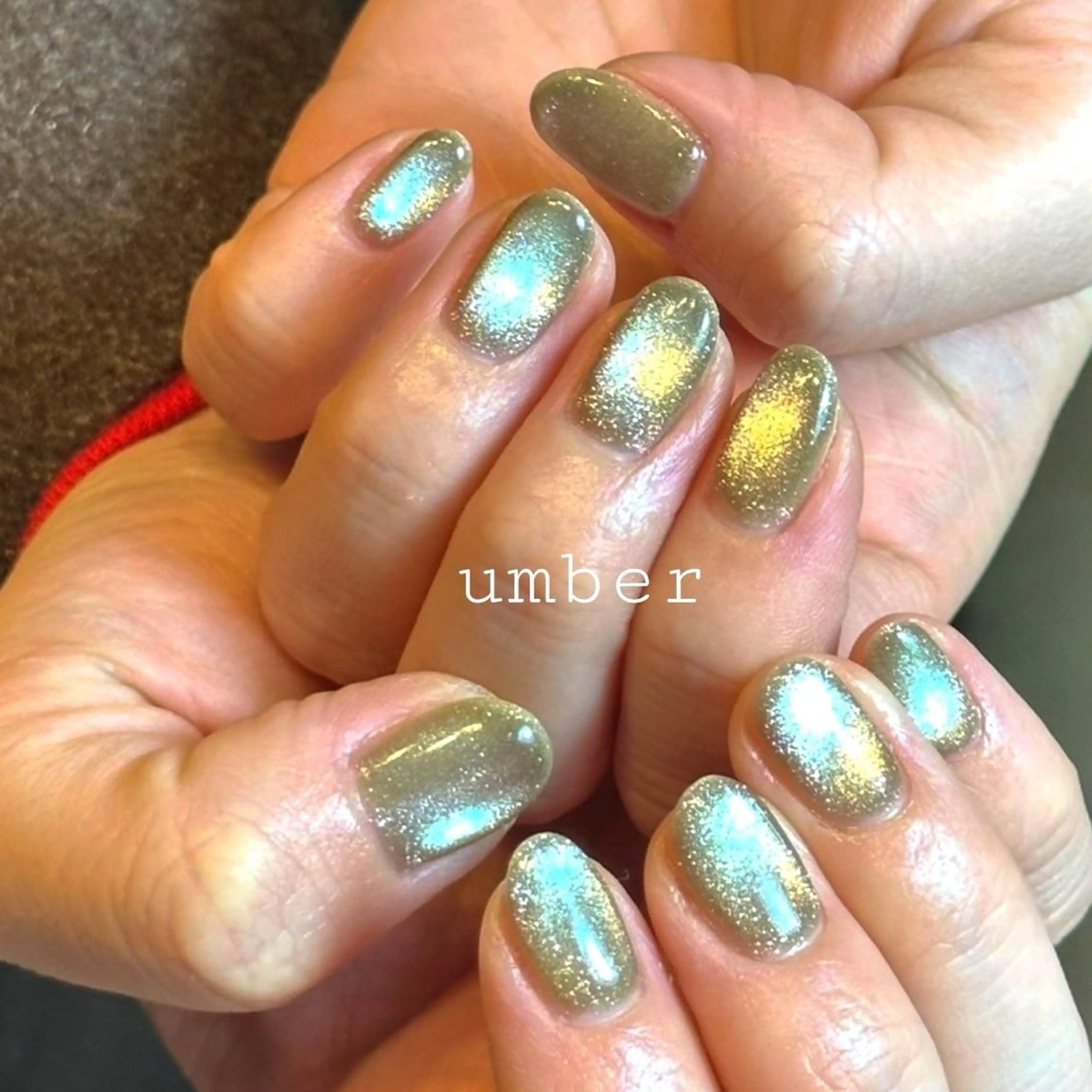 ネイル ハンドネイル umber 三茶1分のネイルデザイン