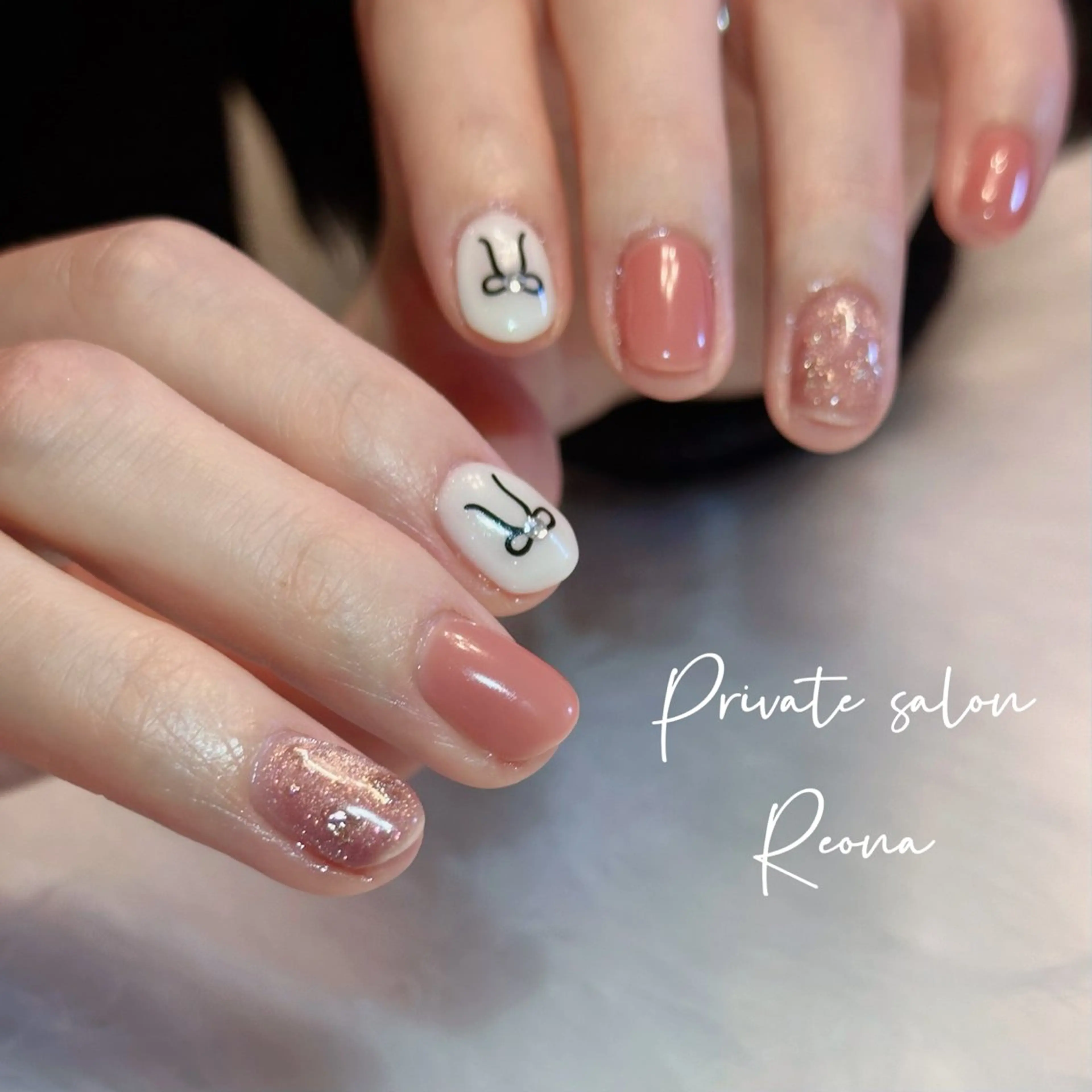 ネイル 持ち込み ハンドネイル Reona Nailのネイルデザイン