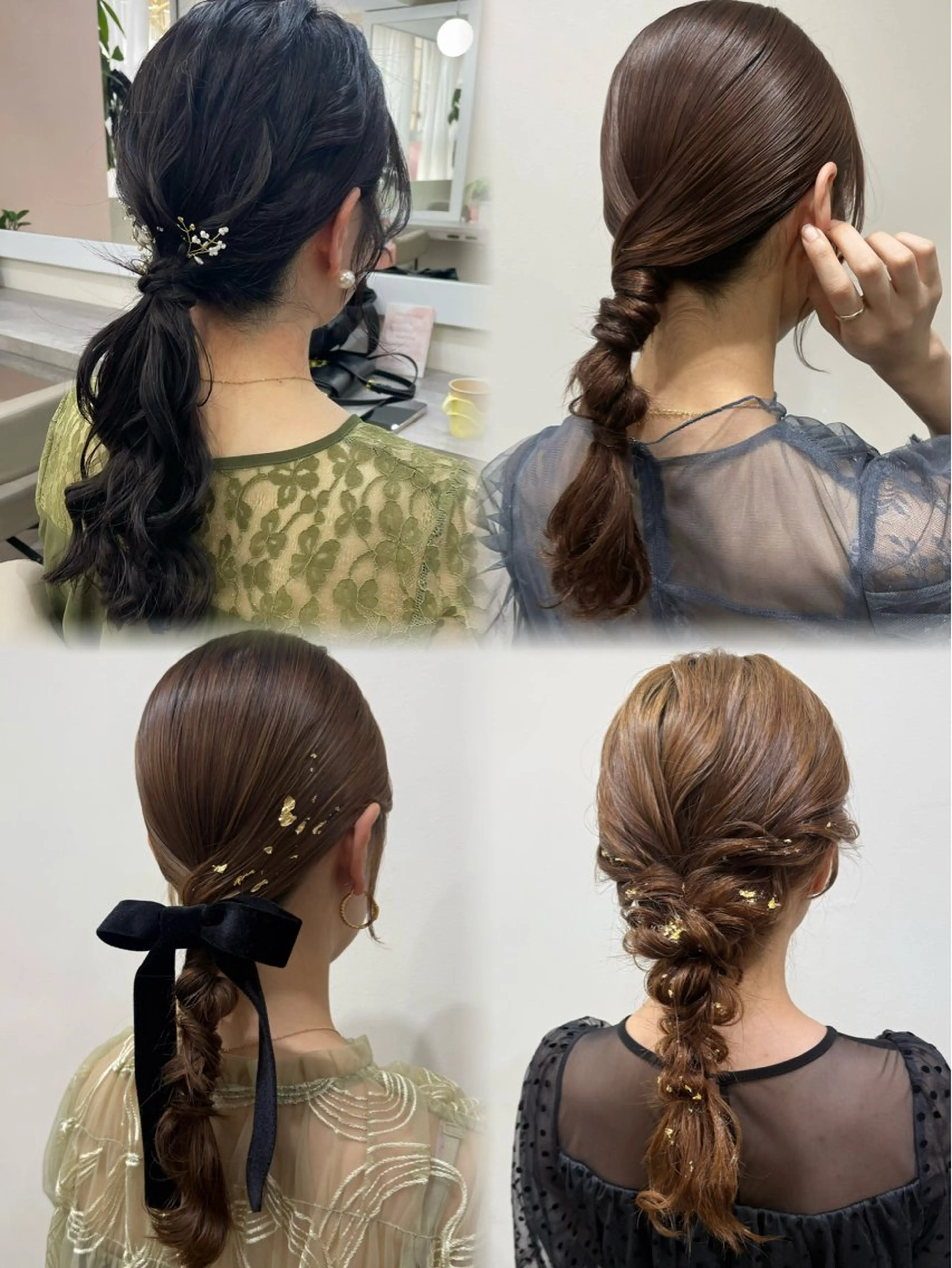 ロング ヘアアレンジ 結婚式・ブライダル ヘアセット 韓国風パーマ/ヘア セット/店長みづきのヘアスタイル