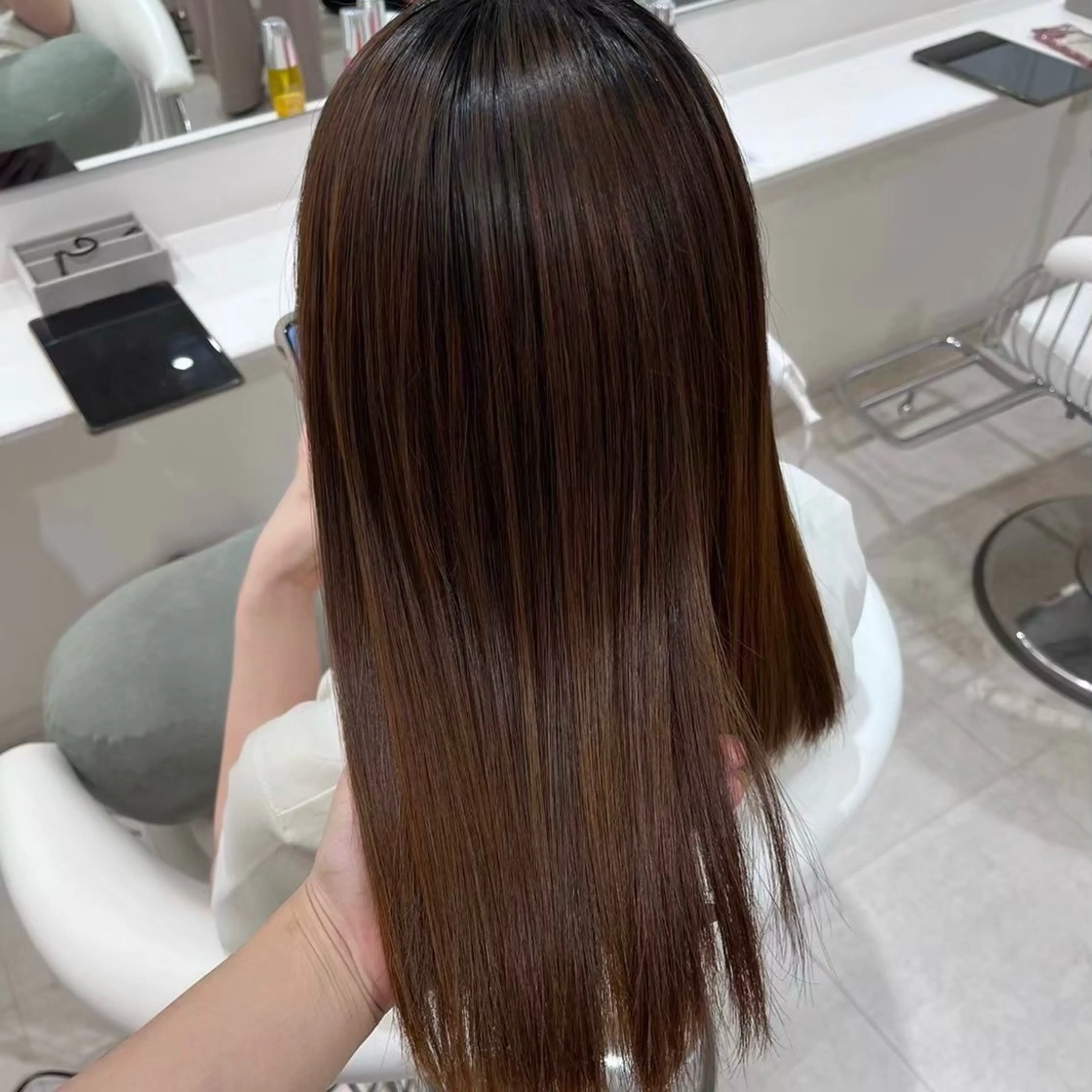 ミディアム トリートメント Parve Mix 森 美遥🇰🇷🩶のヘアスタイル