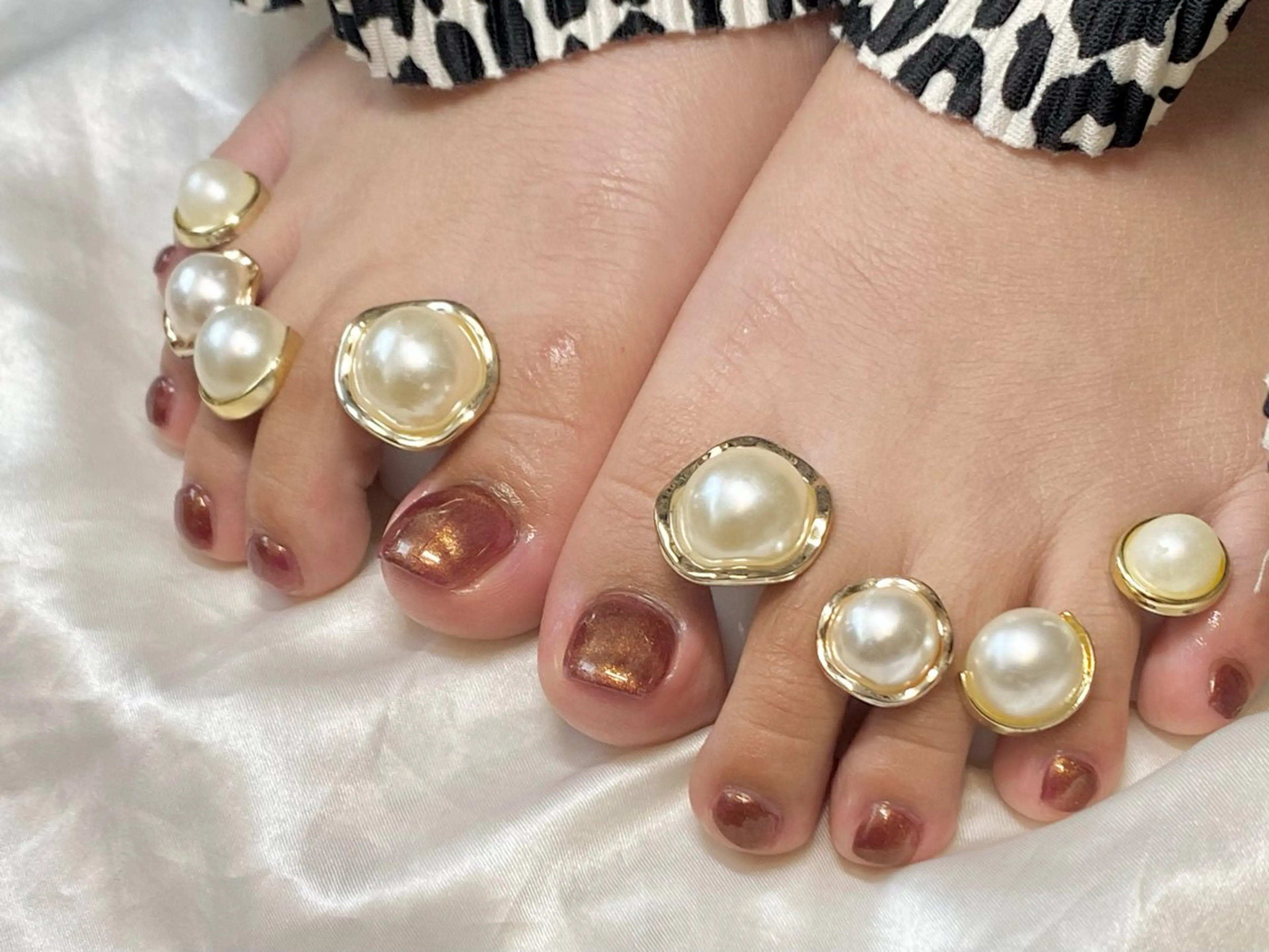 キッズ ネイル フットネイル ワンカラーネイル フットネイル おうちネイルサロン RINAのその他イメージ