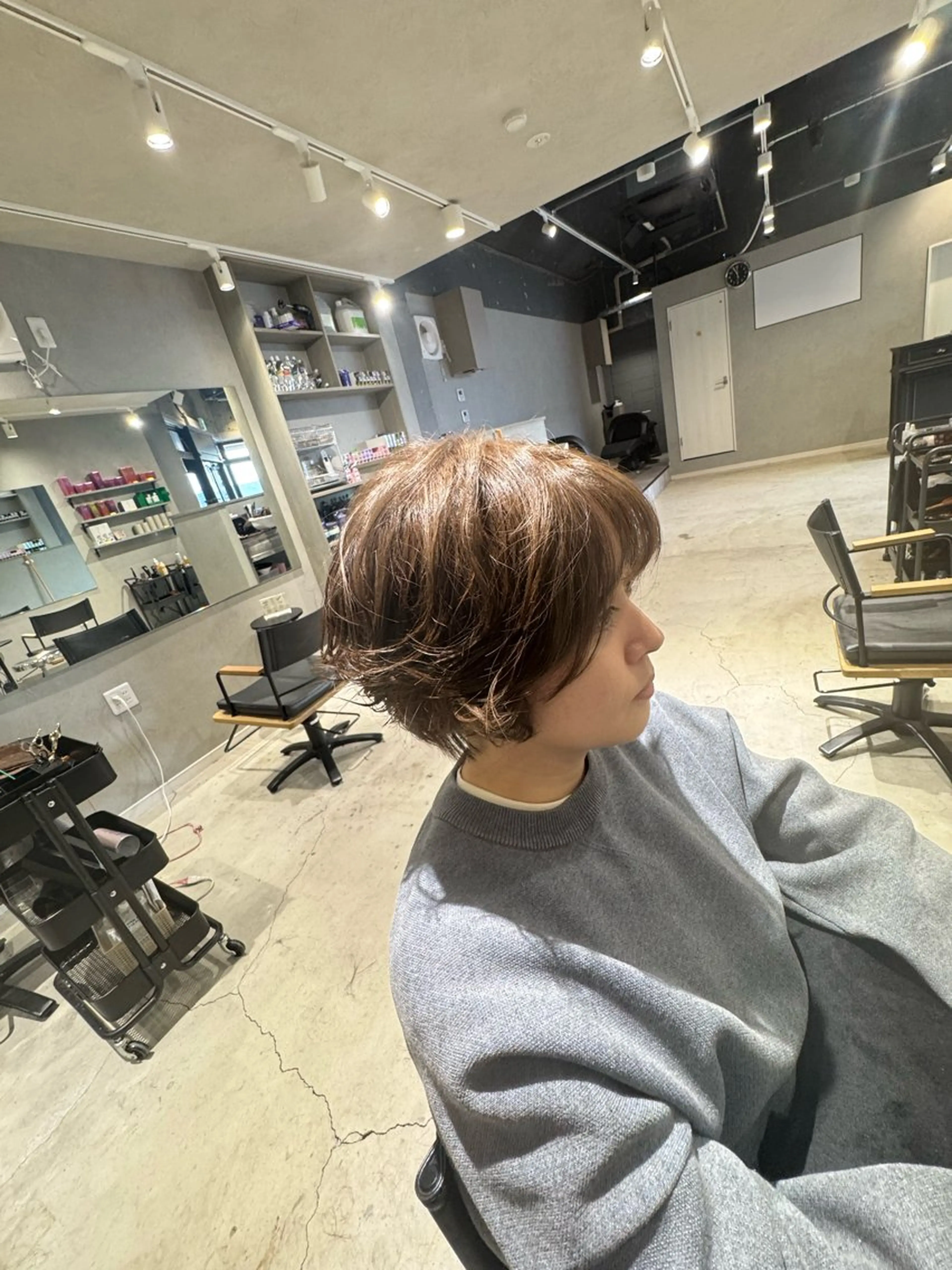 ショート パーマ ショートヘア スパイラルパーマ カット パーマ 森 祥吾のヘアスタイル