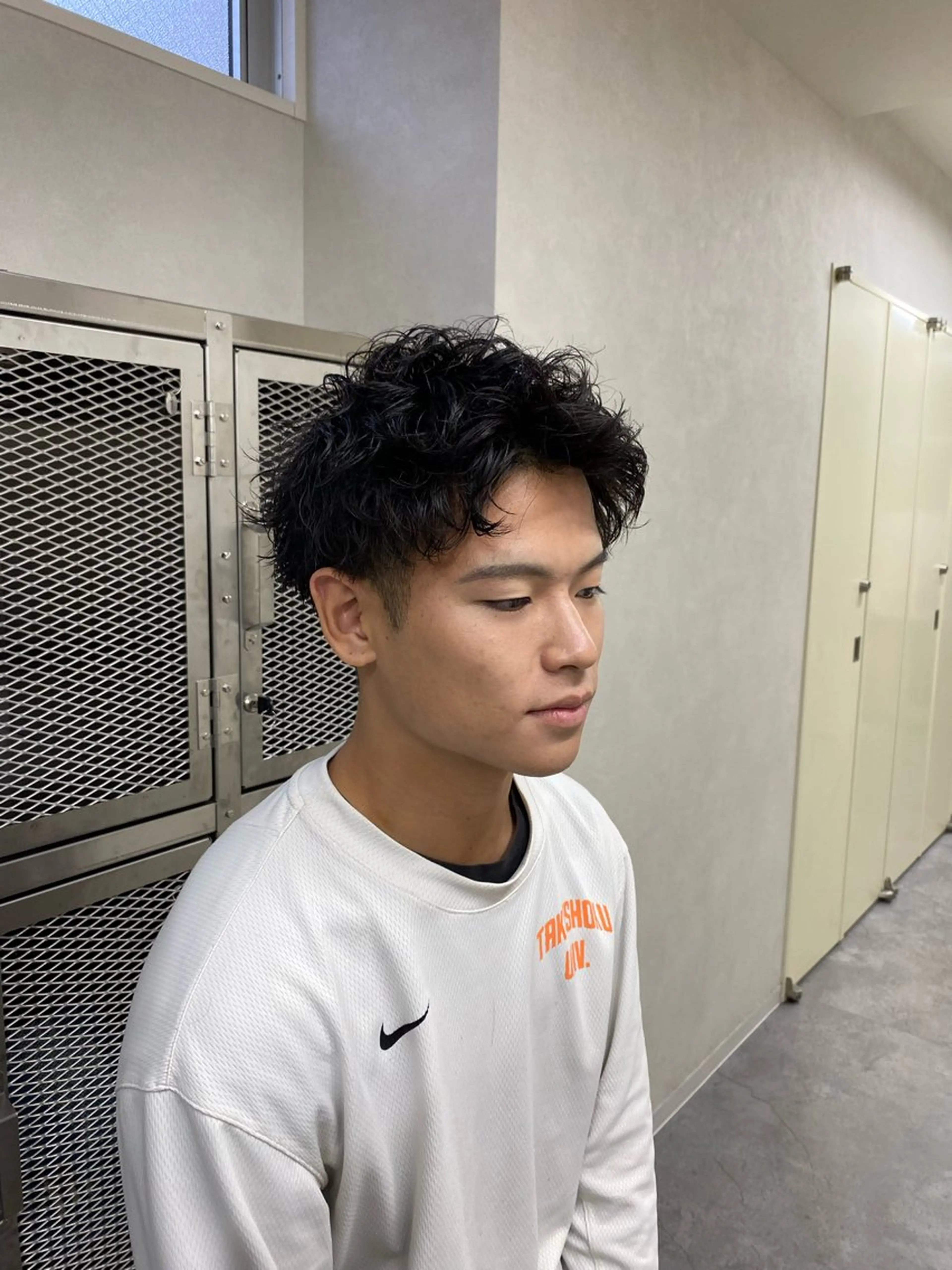 ショート メンズ カット パーマ 🤍メンズ韓国ヘア HARUNA🖤のヘアスタイル