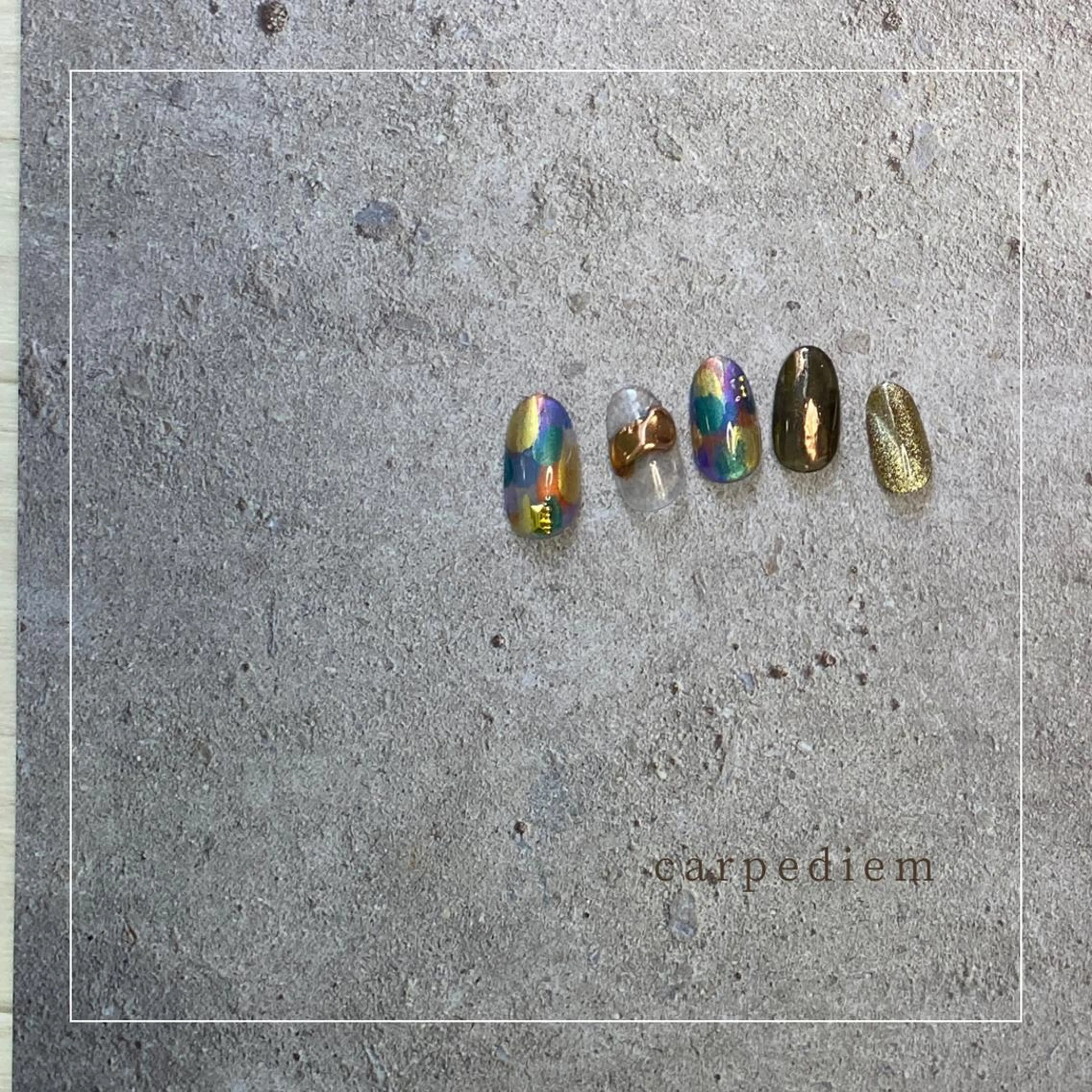 ネイル 城東区ネイルサロン carpediemのネイルデザイン