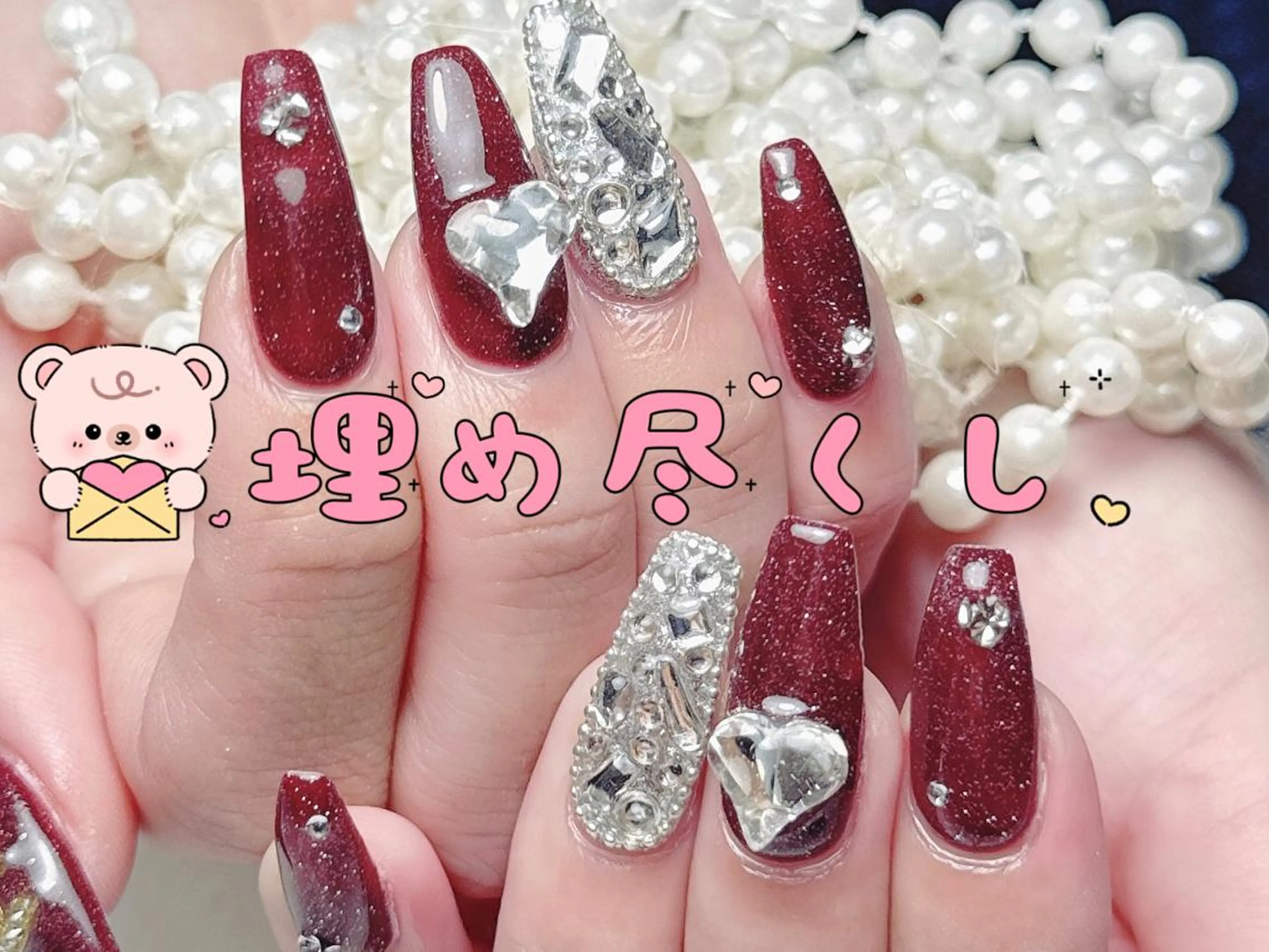 ネイル 定額デザインネイル queensのネイルデザイン