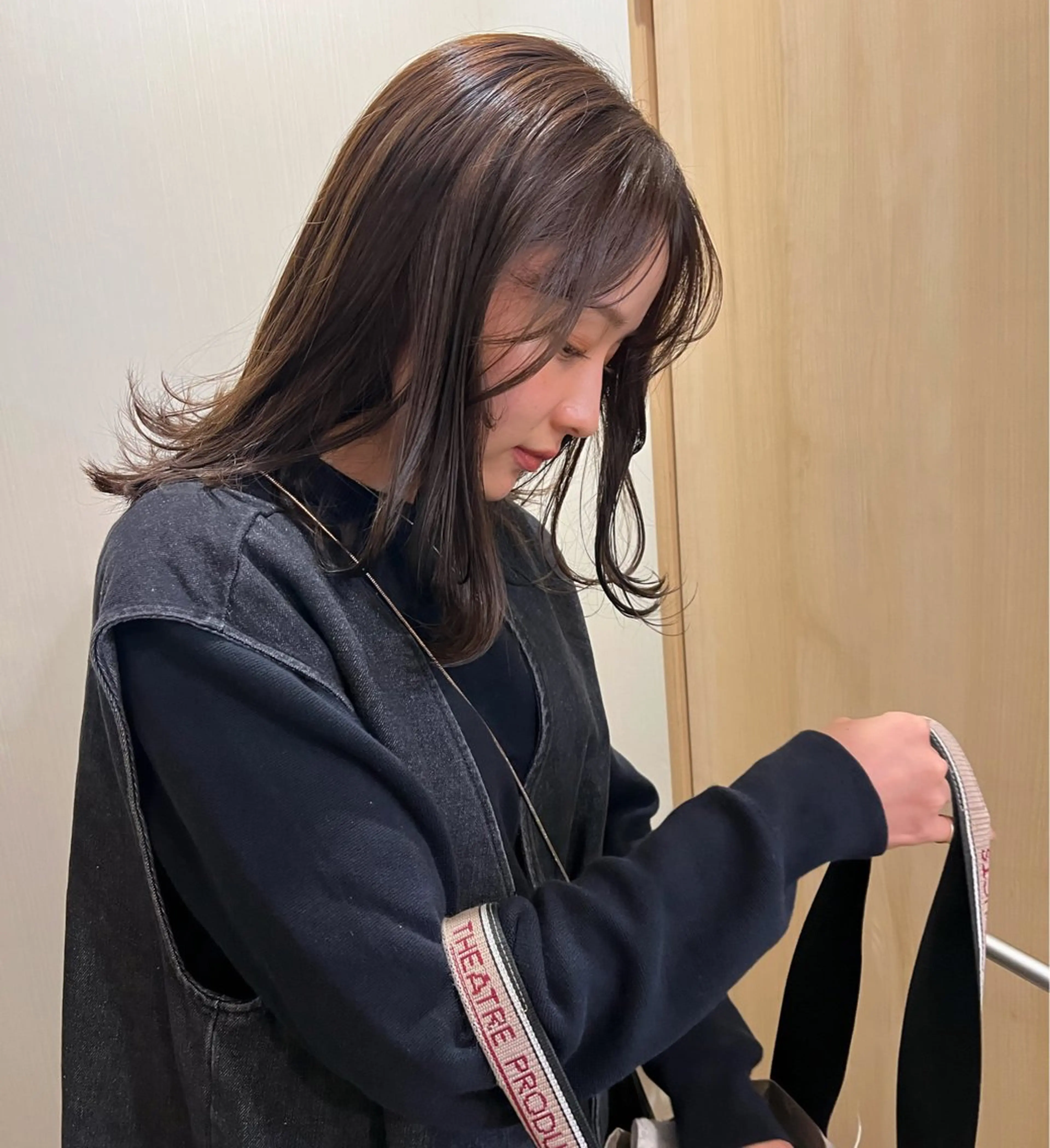 ミディアム カラー カット ヘアカラー トリートメント トレンドと似合わせ/ マンツーマン/西上楓のヘアスタイル