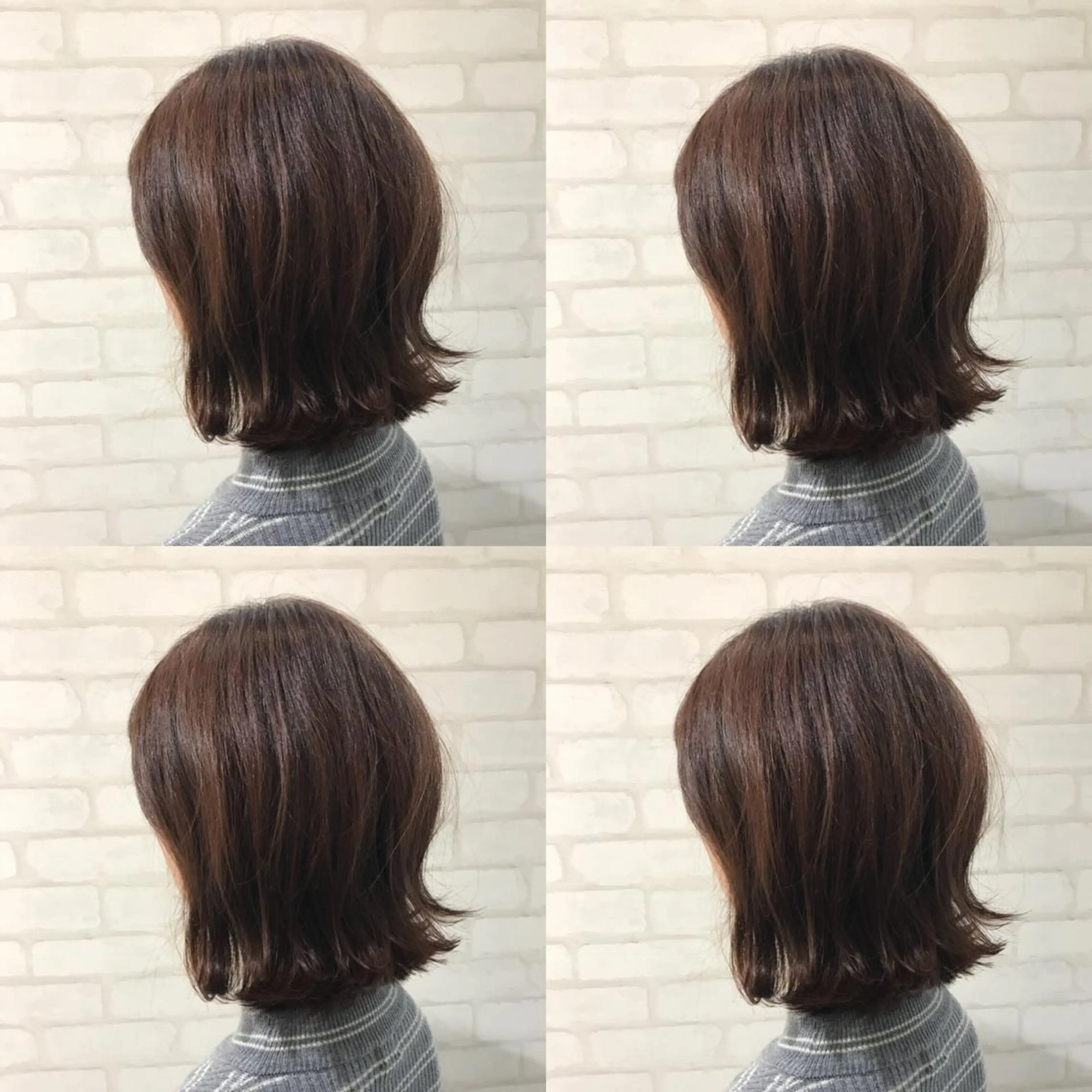 ミディアム カラー 金沢 広美のヘアスタイル