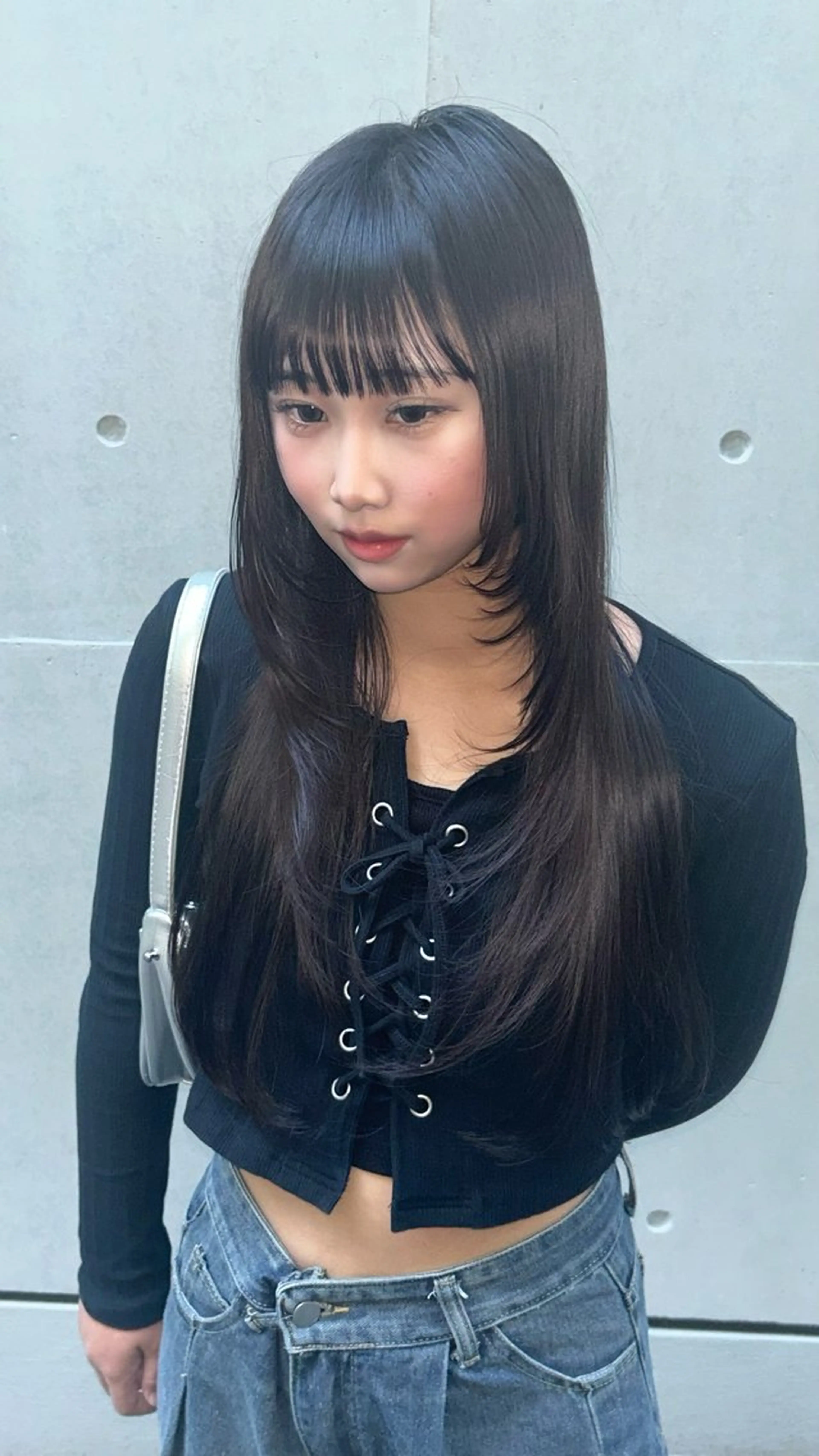 ロング レイヤー／マツエク 💋𝑨𝑵𝑵𝑨のヘアスタイル