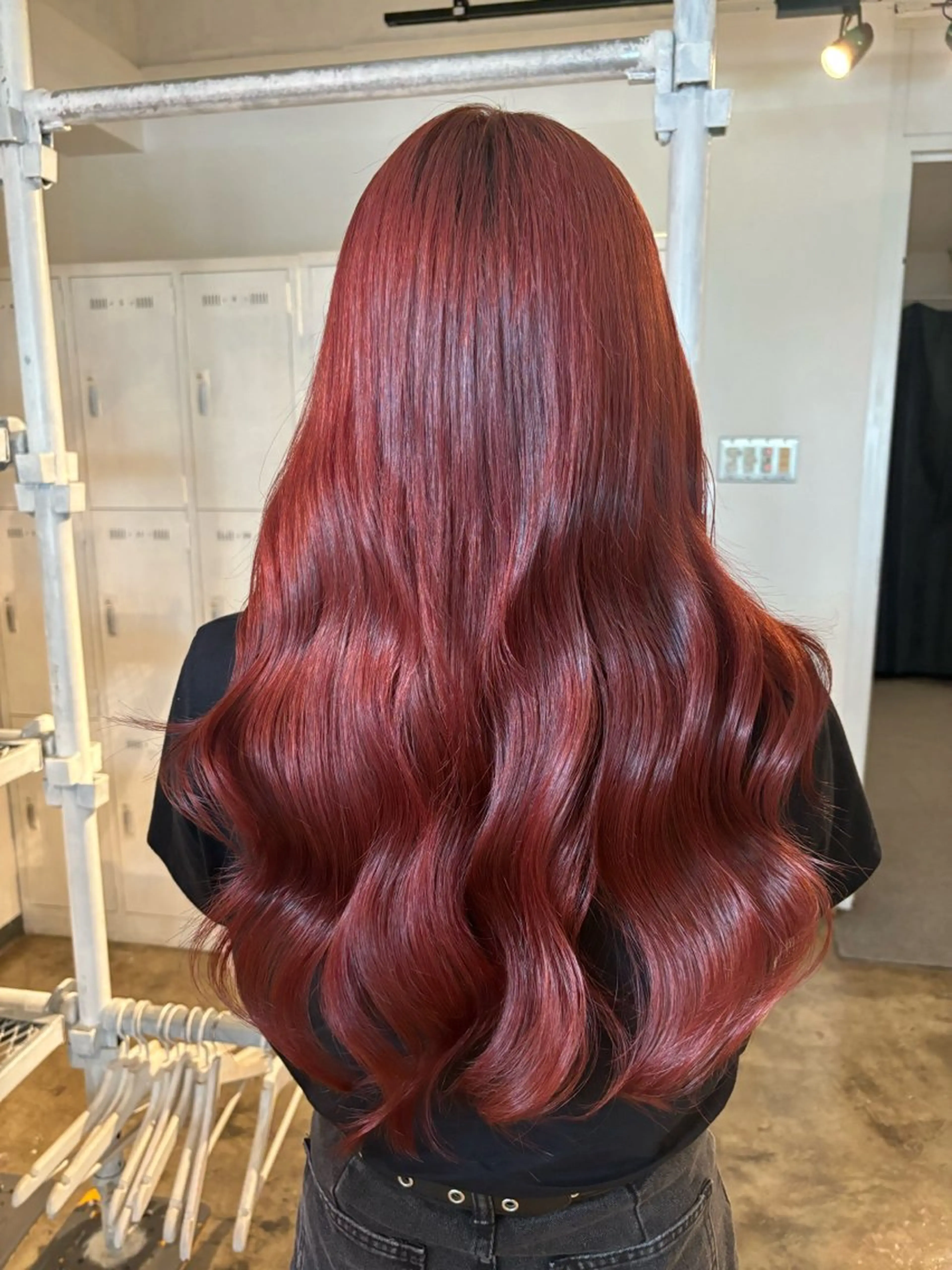 ロング カラー ブリーチ ケアカラー ダブルカラー ブリーチなしカラー 髪質改善 暖色カラー🍒 ケアブリーチ/akiのヘアスタイル