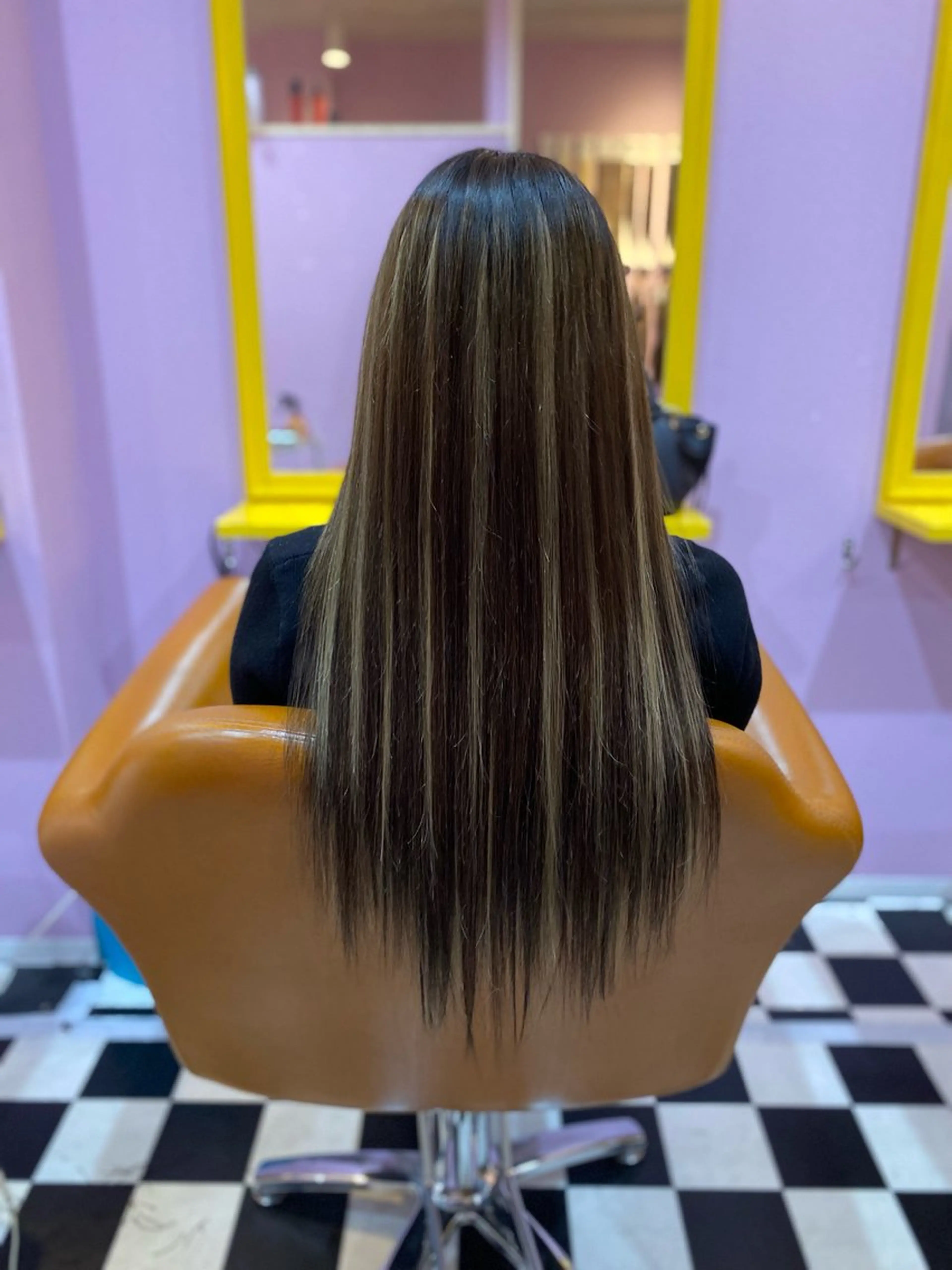 セミロング エクステ チビ編み込みエクステ どぅ〜す/YUIのヘアスタイル