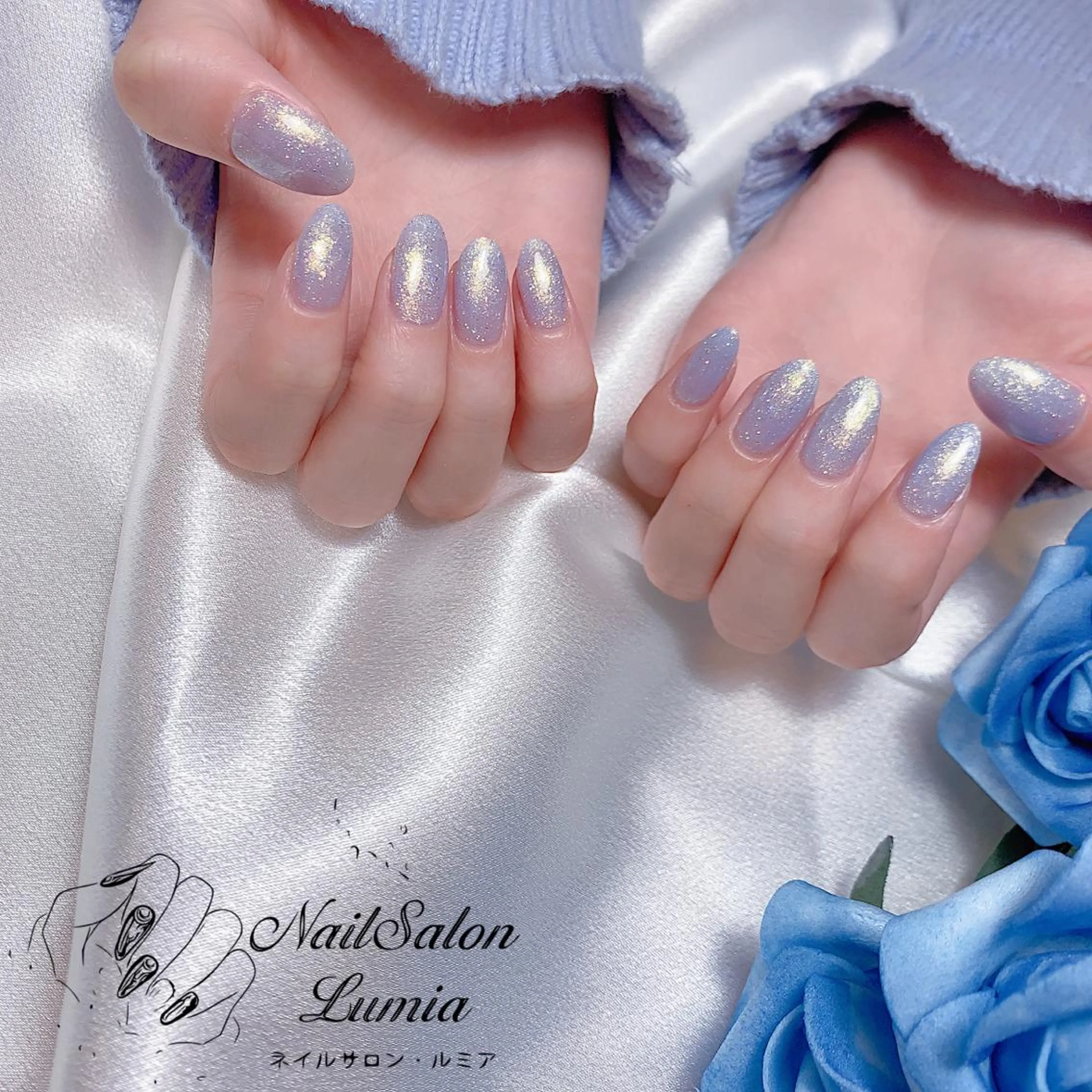 ネイル ワンカラーネイル ネイルサロン ルミア Lumia 店長のネイルデザイン