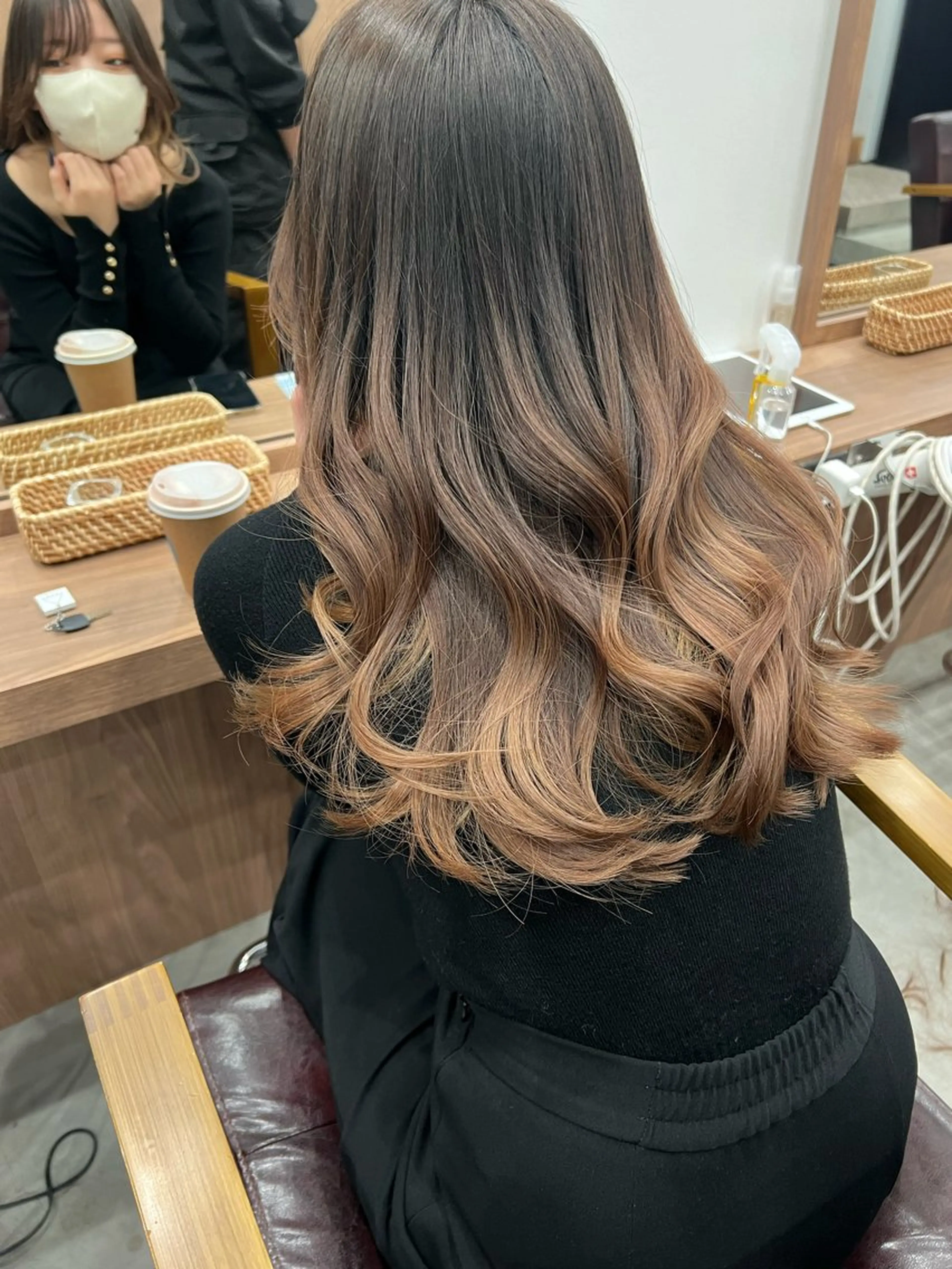 セミロング ボブ/レイヤー/ 縮毛矯正/オオバコのヘアスタイル