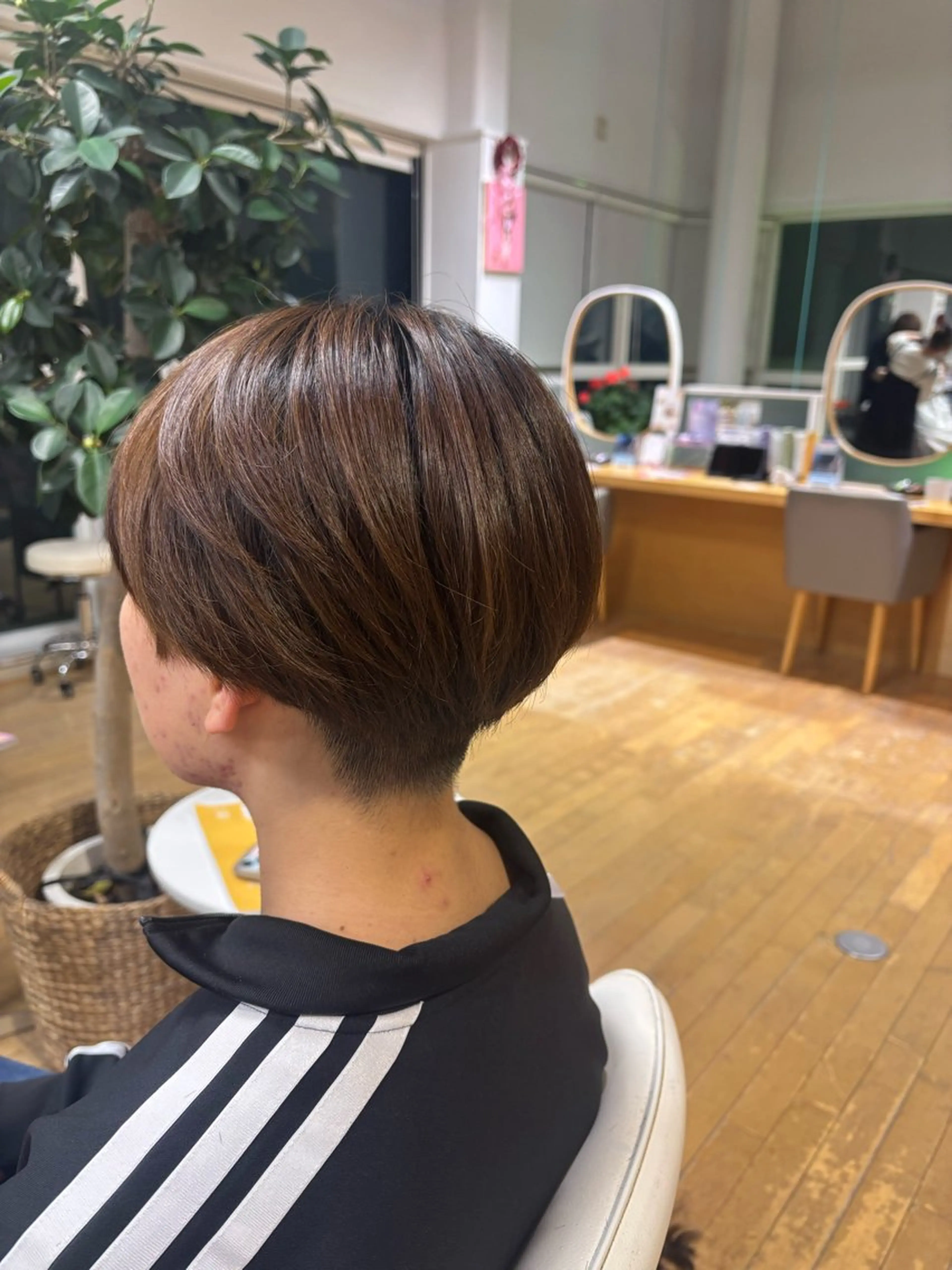 ショート ハンサムショート ショートヘア キクチ アミのヘアスタイル