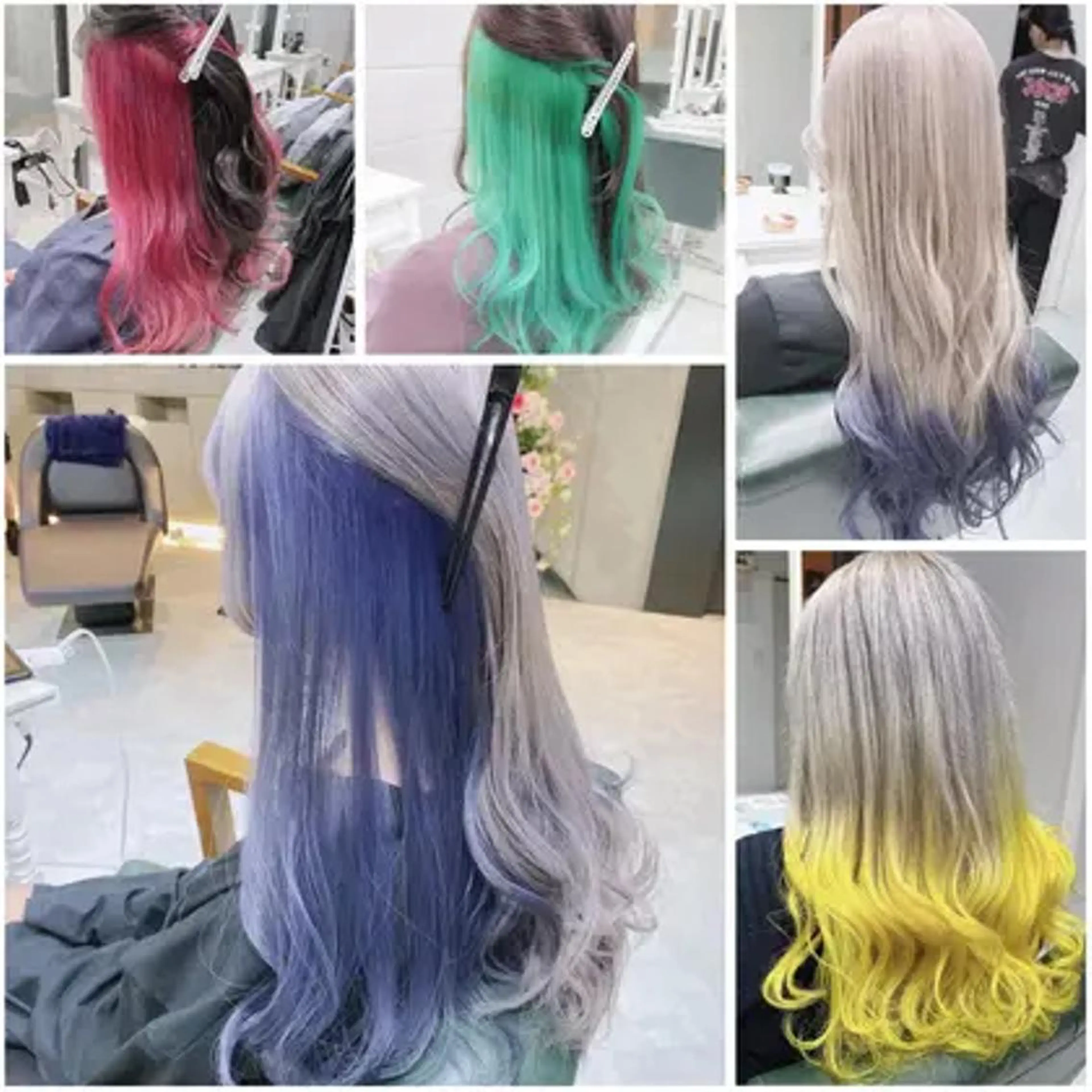 🫧🩵デザインカラークーポン🩵🫧インナーブリーチ＋カラー＋うる艶トリートメントの写真