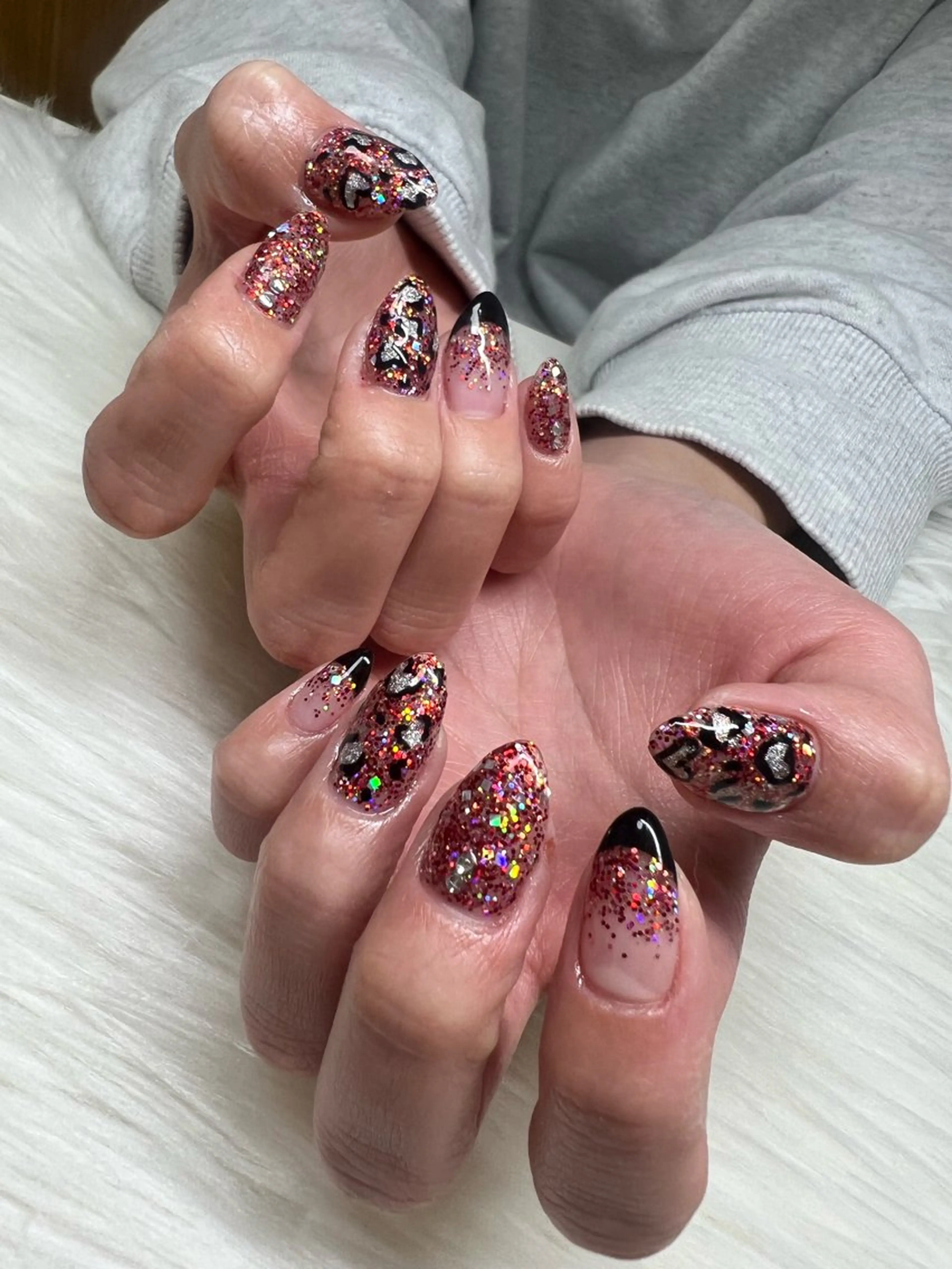 ハンドネイル🖐️持ち込みデザイン（オフなし）の写真