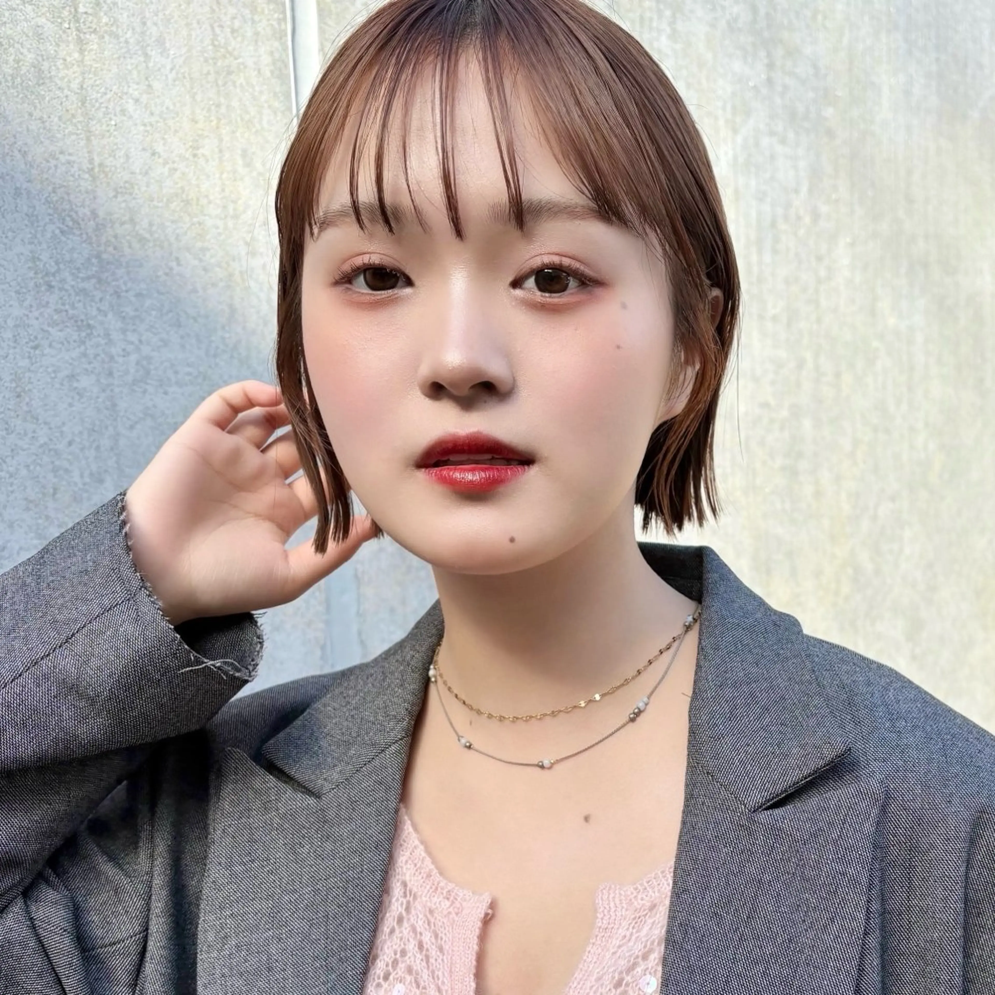 ショート カラー カット ヘアカラー トリートメント 🍊暖色×顔周り 🍊cocoroのヘアスタイル