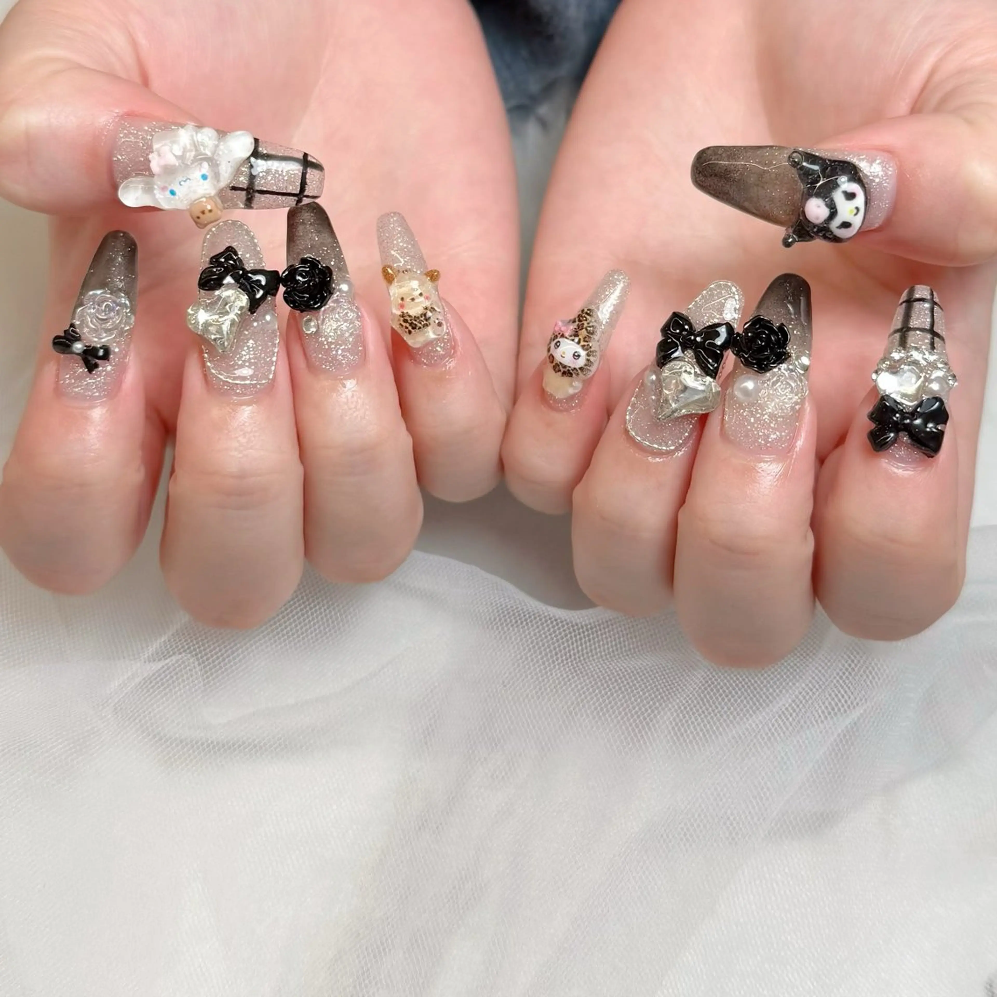 ネイル ハンドネイル mau🩵nail 堺筋本町｜心斎橋のネイルデザイン