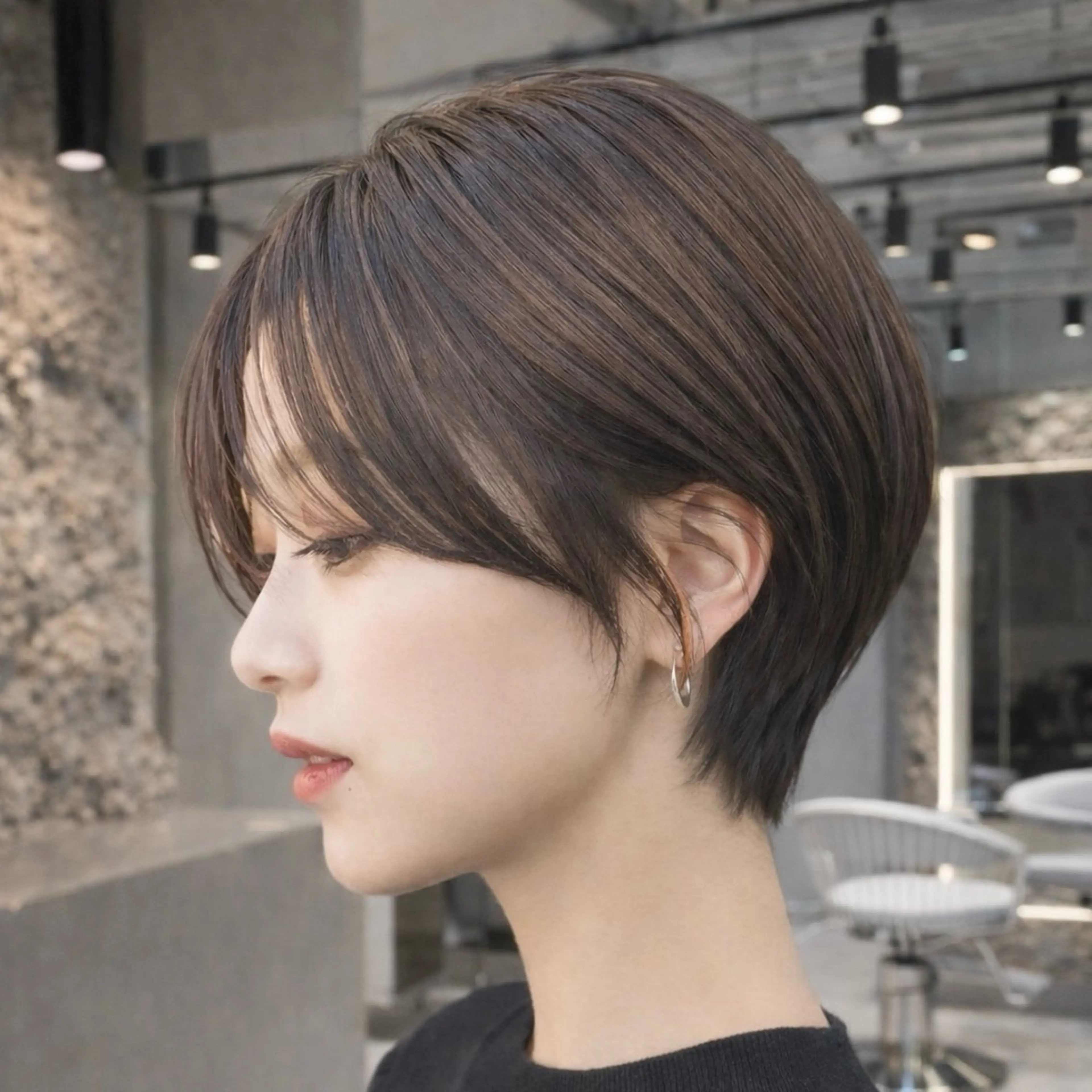 ショート カラー カット ヘアカラー トリートメント 《髪質改善✖️レイヤ ー🩶》ナオヤのヘアスタイル