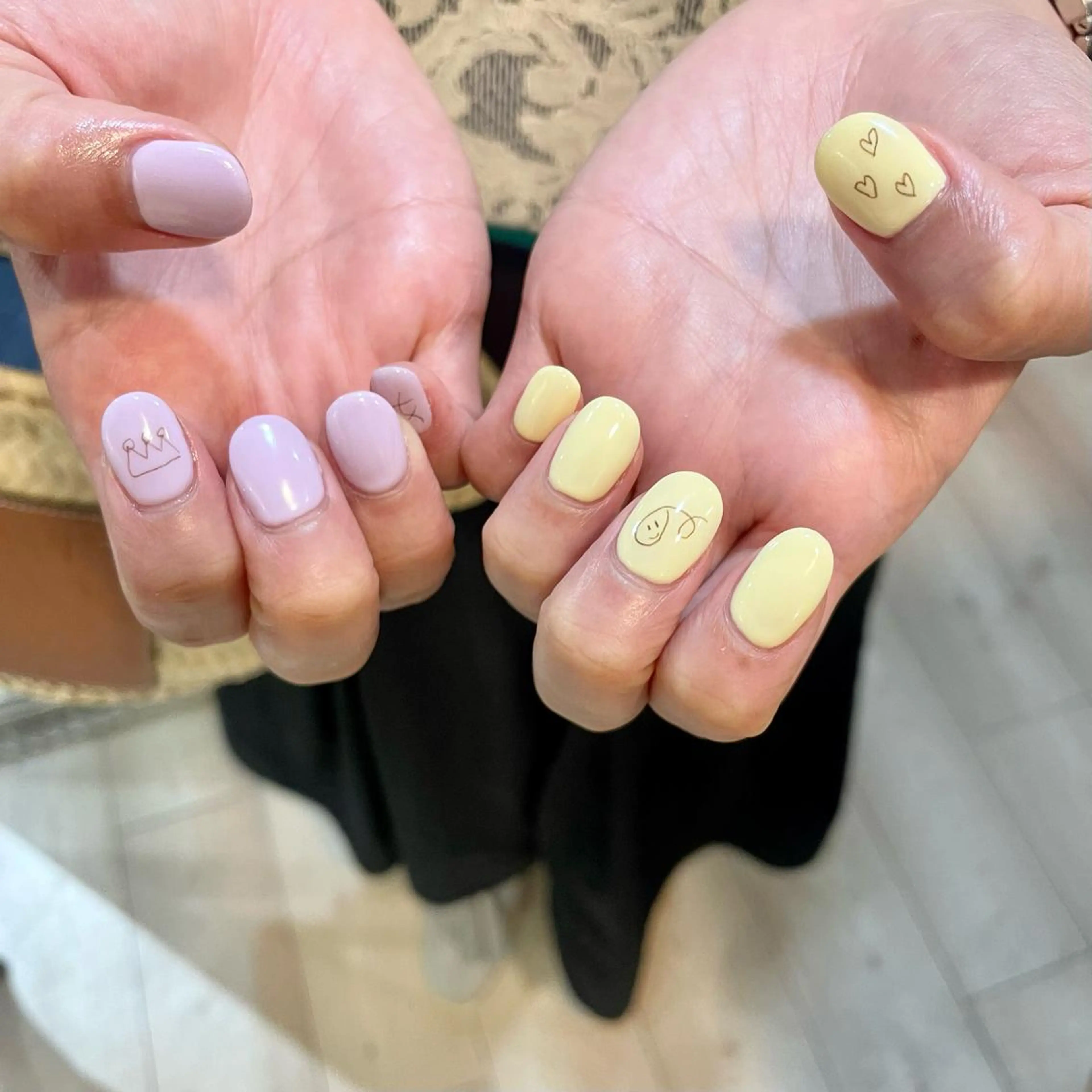 ネイル ジェルネイル パラジェル yo koのネイルデザイン