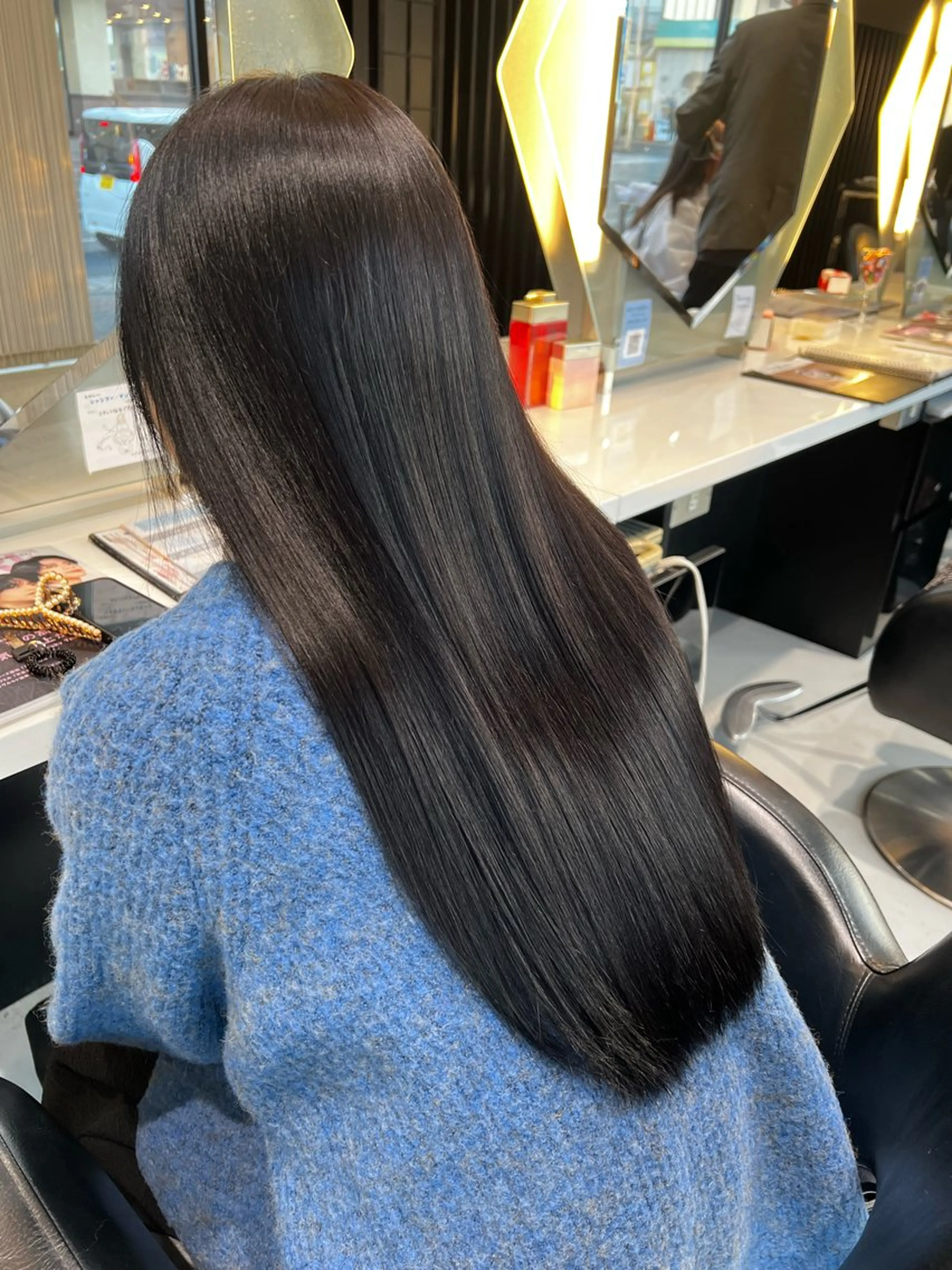 ロング トリートメント 縮毛矯正 トリートメント 縮毛矯正/透明感艶 カラー/暖色/miuのヘアスタイル