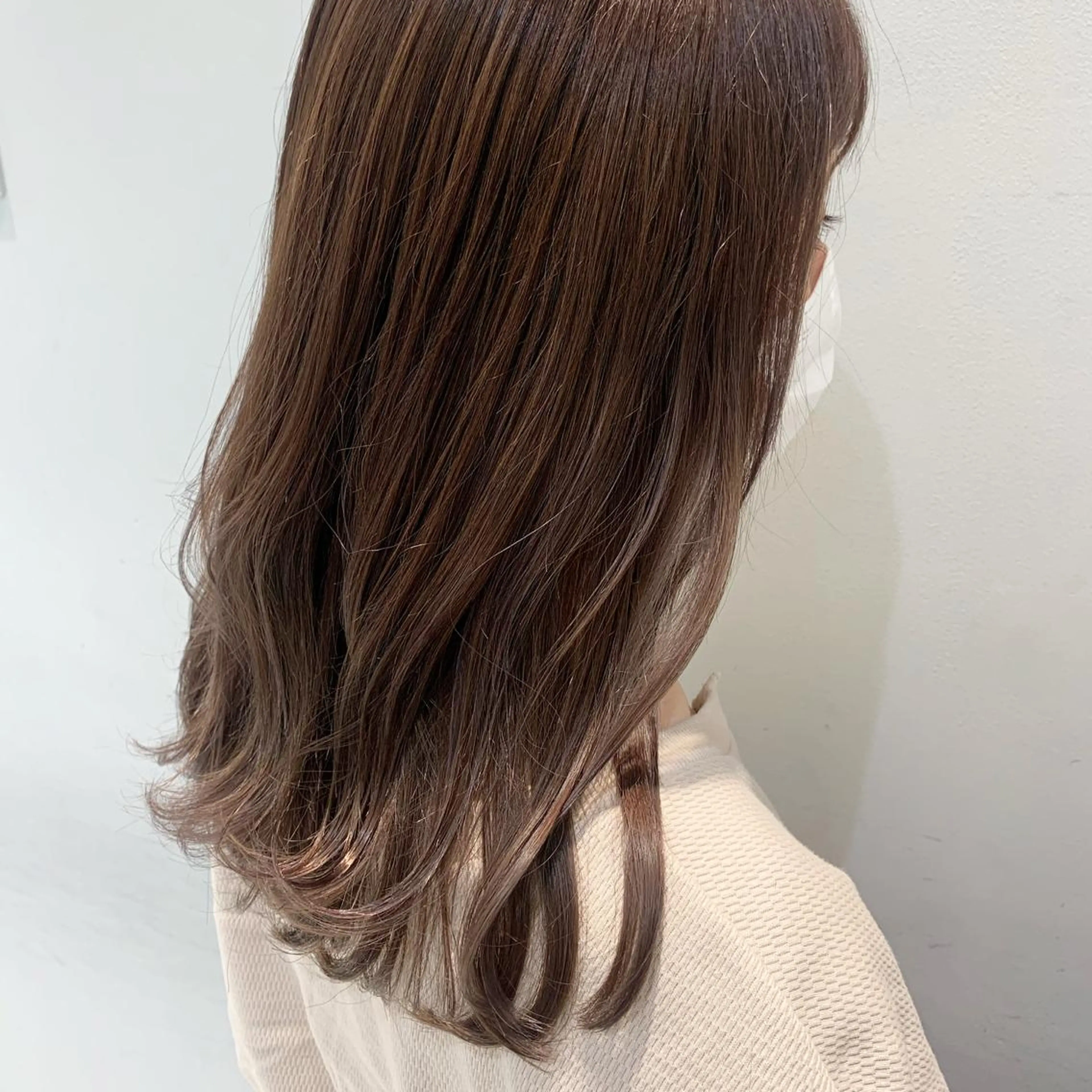 セミロング カット ヘアカラー 縮毛矯正 トリートメント 髪質改善/縮毛矯正 🎀小林 唯 🎀のヘアスタイル