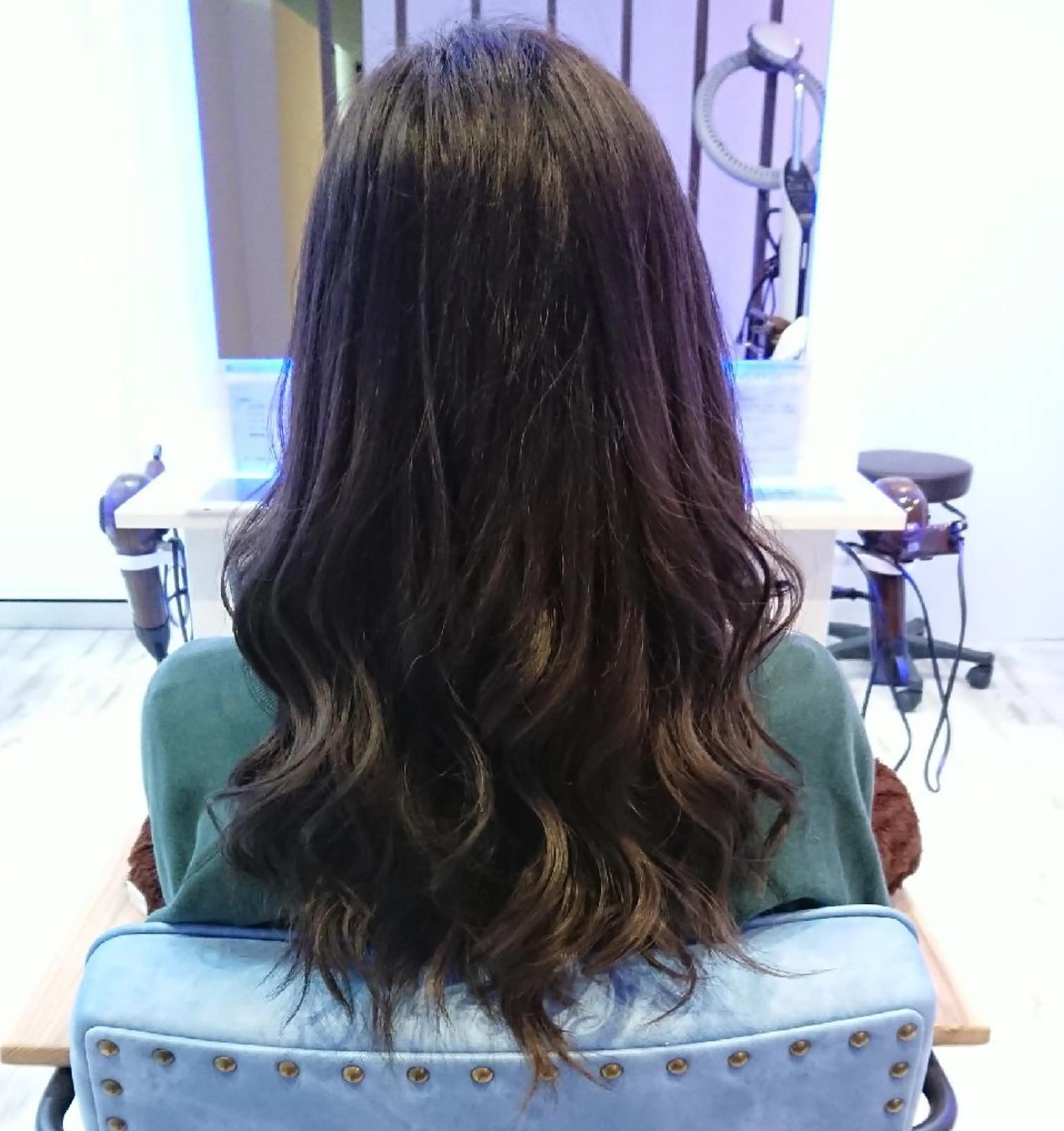 ミディアム カラー ヘアアレンジ 小林 伸行のヘアスタイル