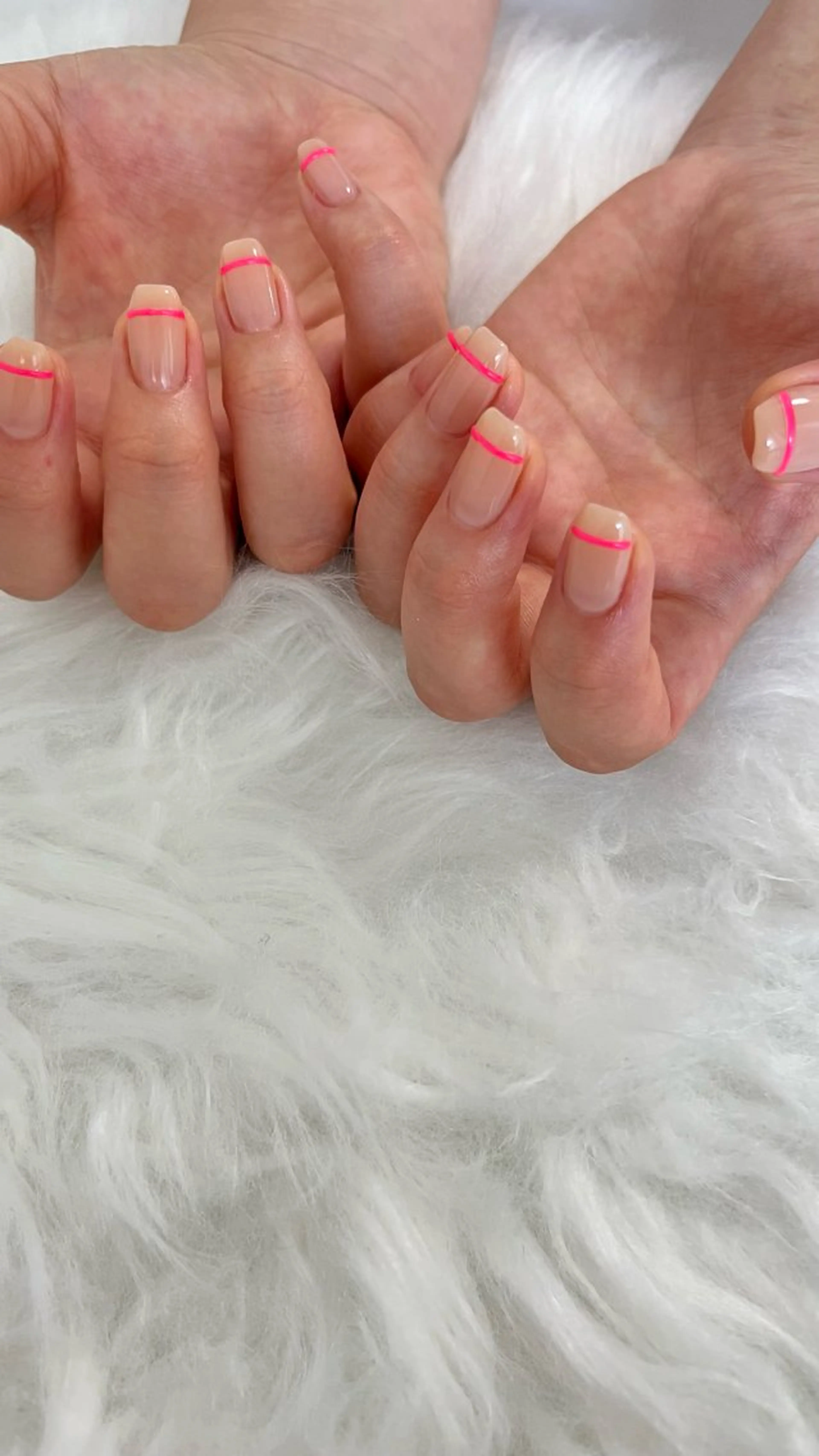 ネイル ワンカラーネイル ぷっくりネイル ハンドネイル 北巽駅Nail muu...🫧🧸のネイルデザイン