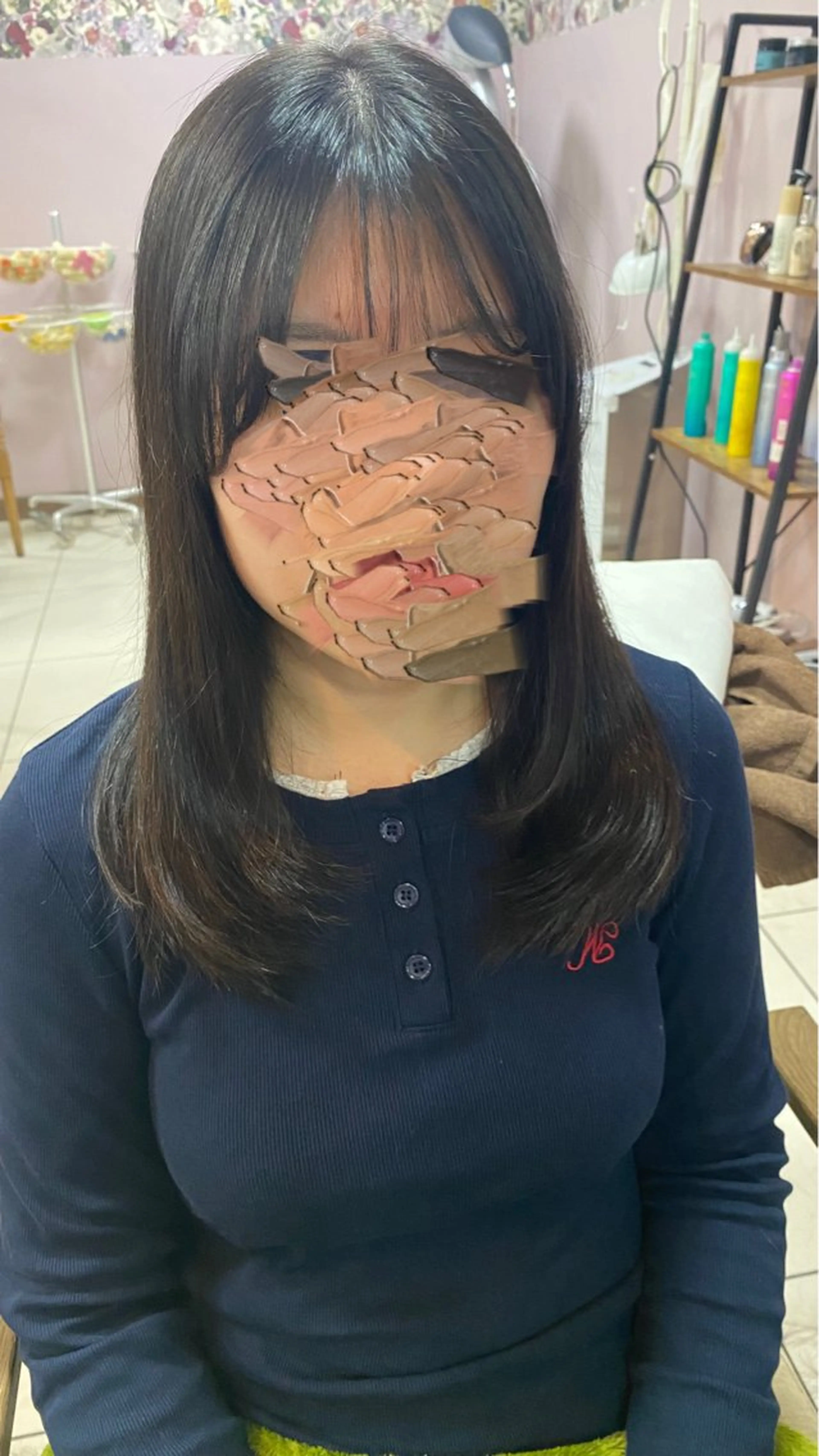 ミディアム カラー 黒田 海紘のヘアスタイル