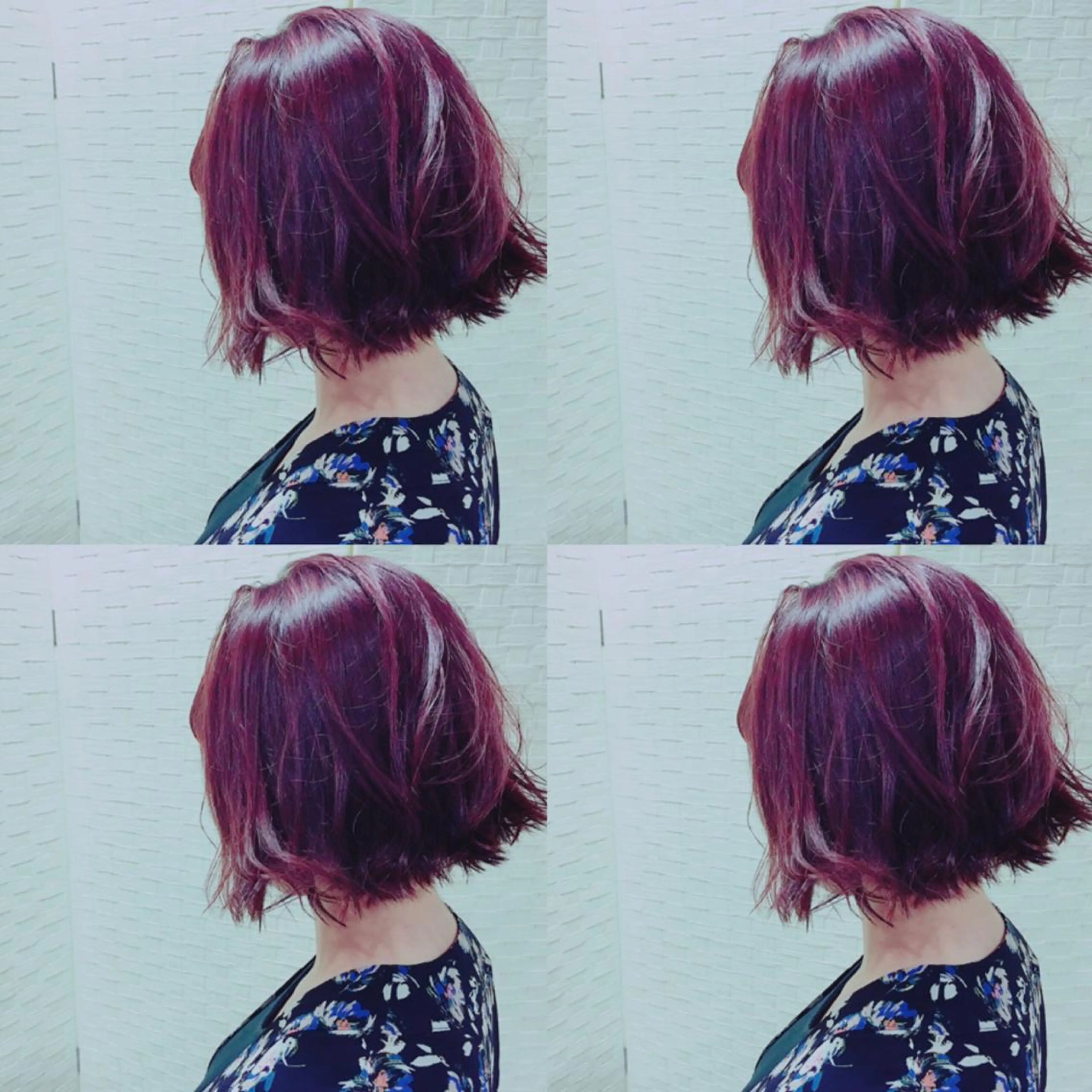 ショート ミディアム セミロング カラー boutique misakiのヘアスタイル