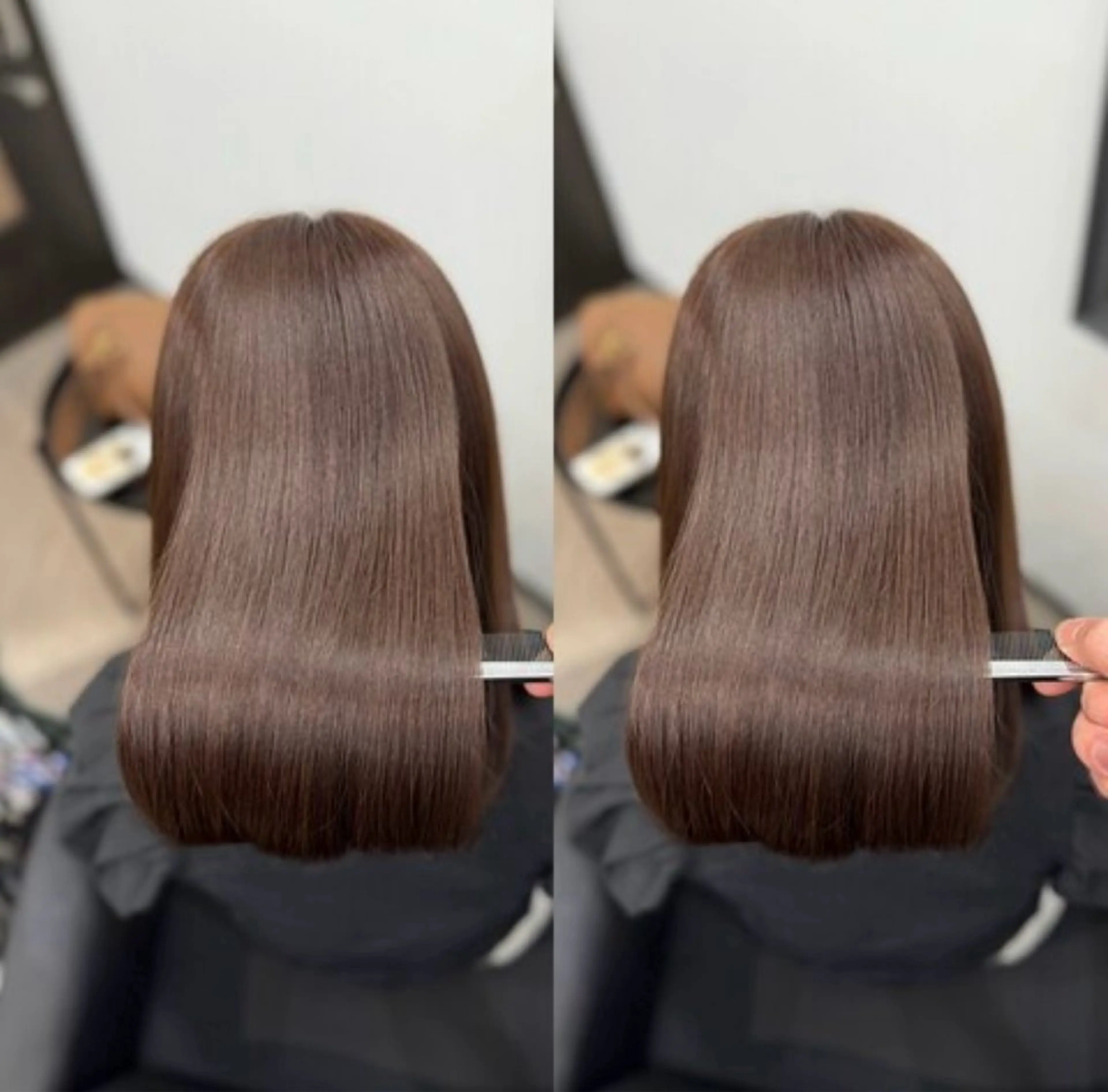 【💎🫧艶髪🫧💎】カット＋美髪矯正＋髪質改善トリートメント🩵の写真