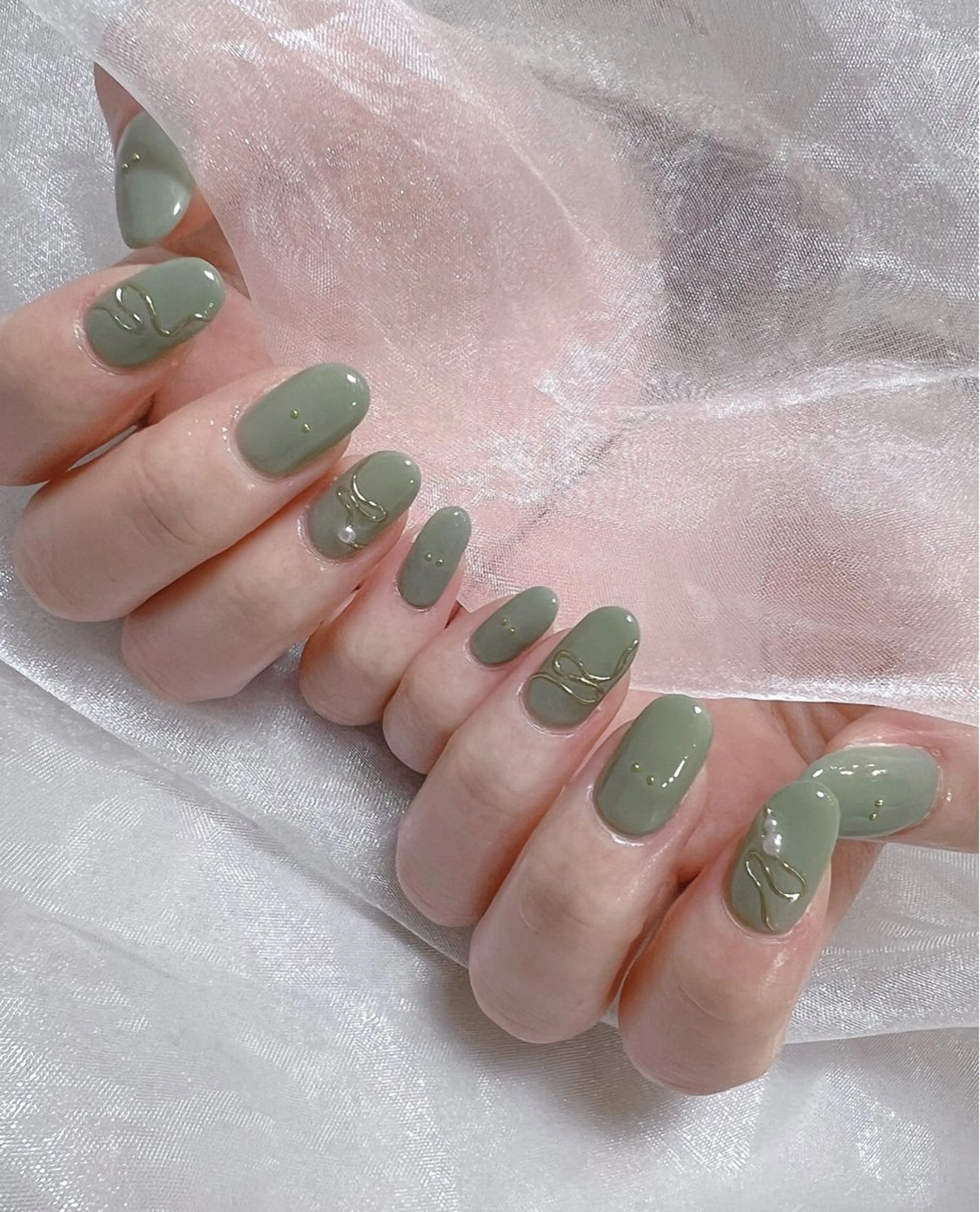 ネイル フットネイル ジェルネイル 韓国ネイル ミラーネイル 春ネイル ハンドネイル nail salon Lauleaのネイルデザイン