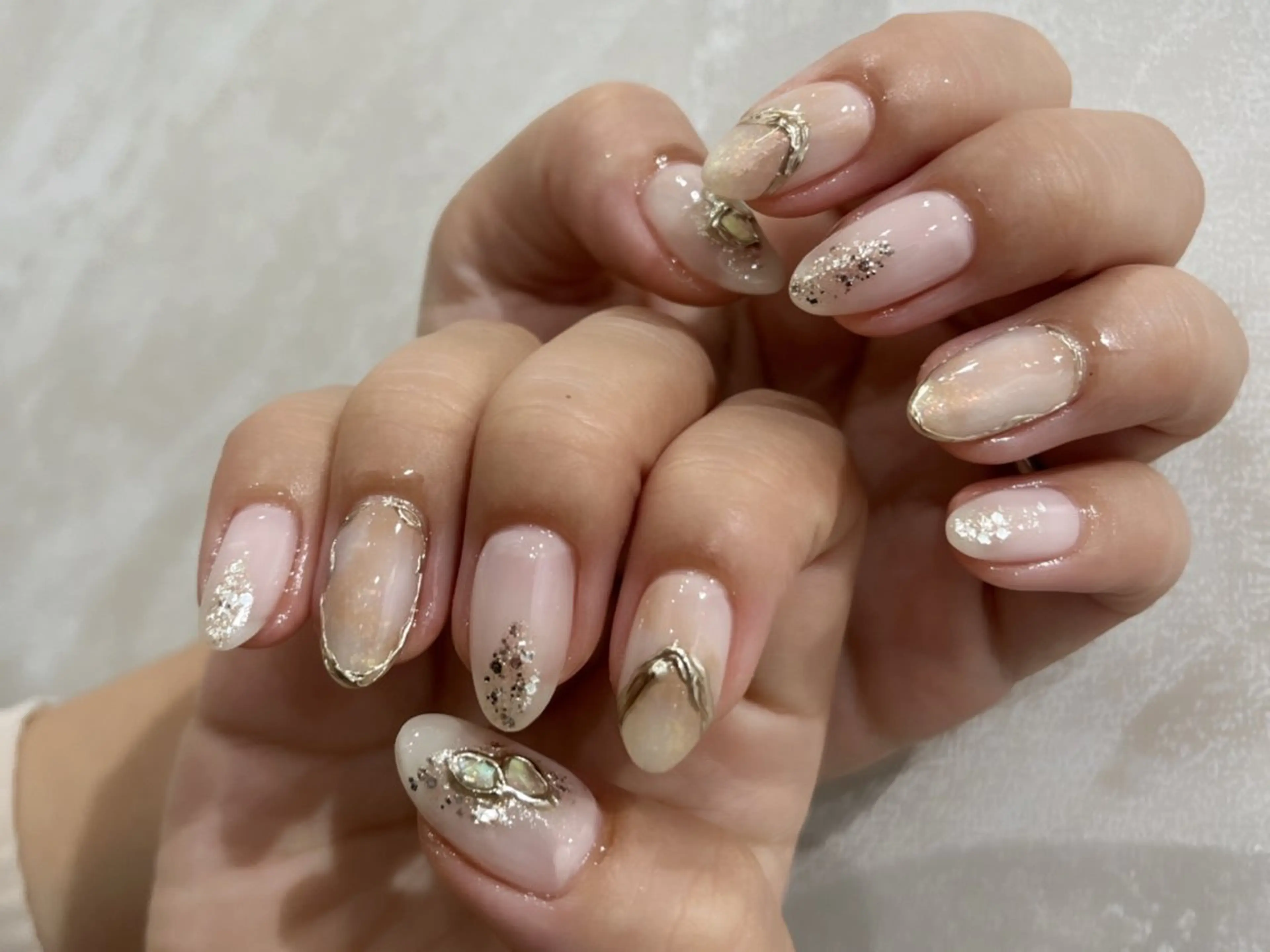 ネイル 持ち込み ハンドネイル 中川 愛理のネイルデザイン