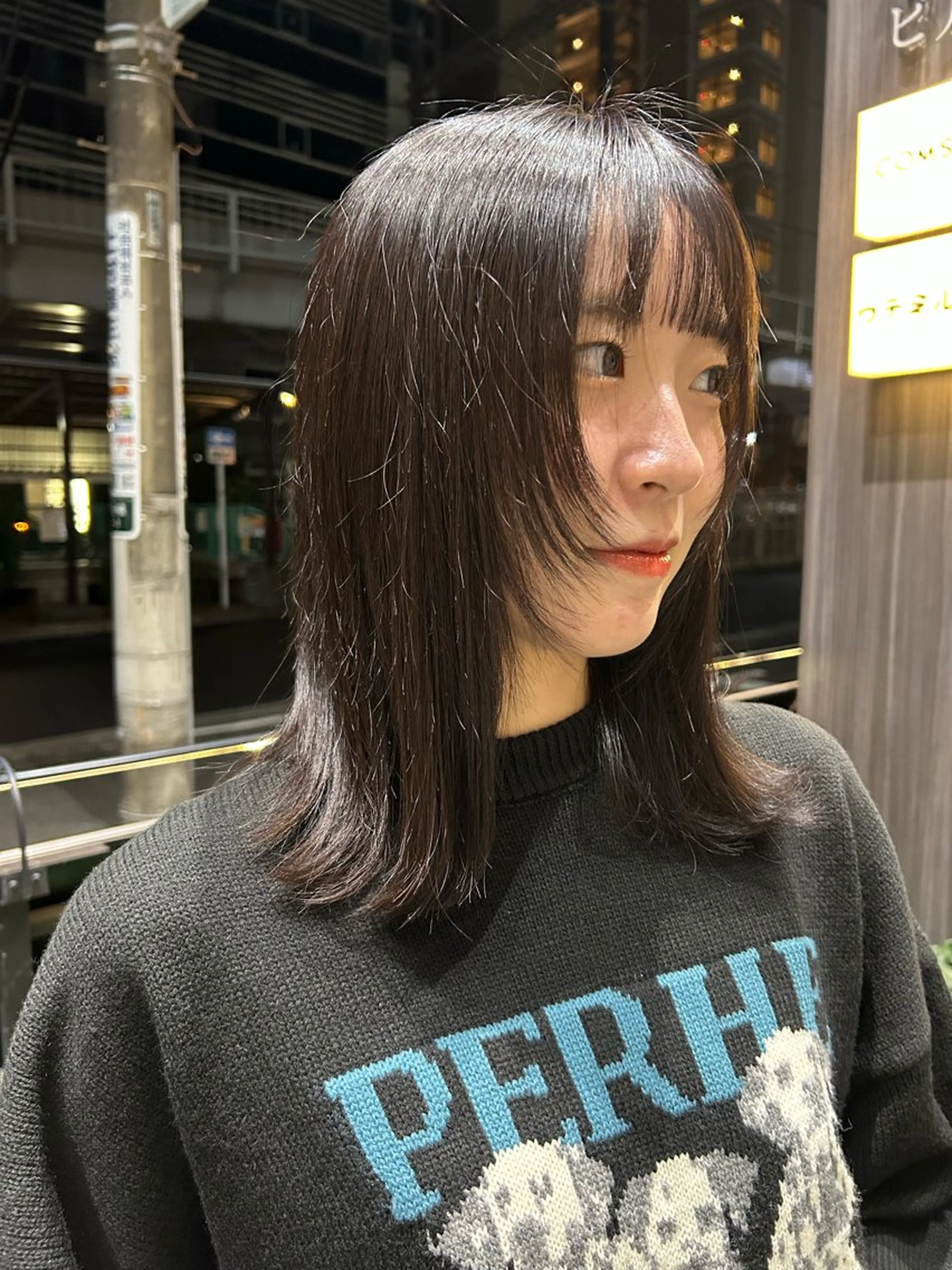 ミディアム noto mitsukiのヘアスタイル